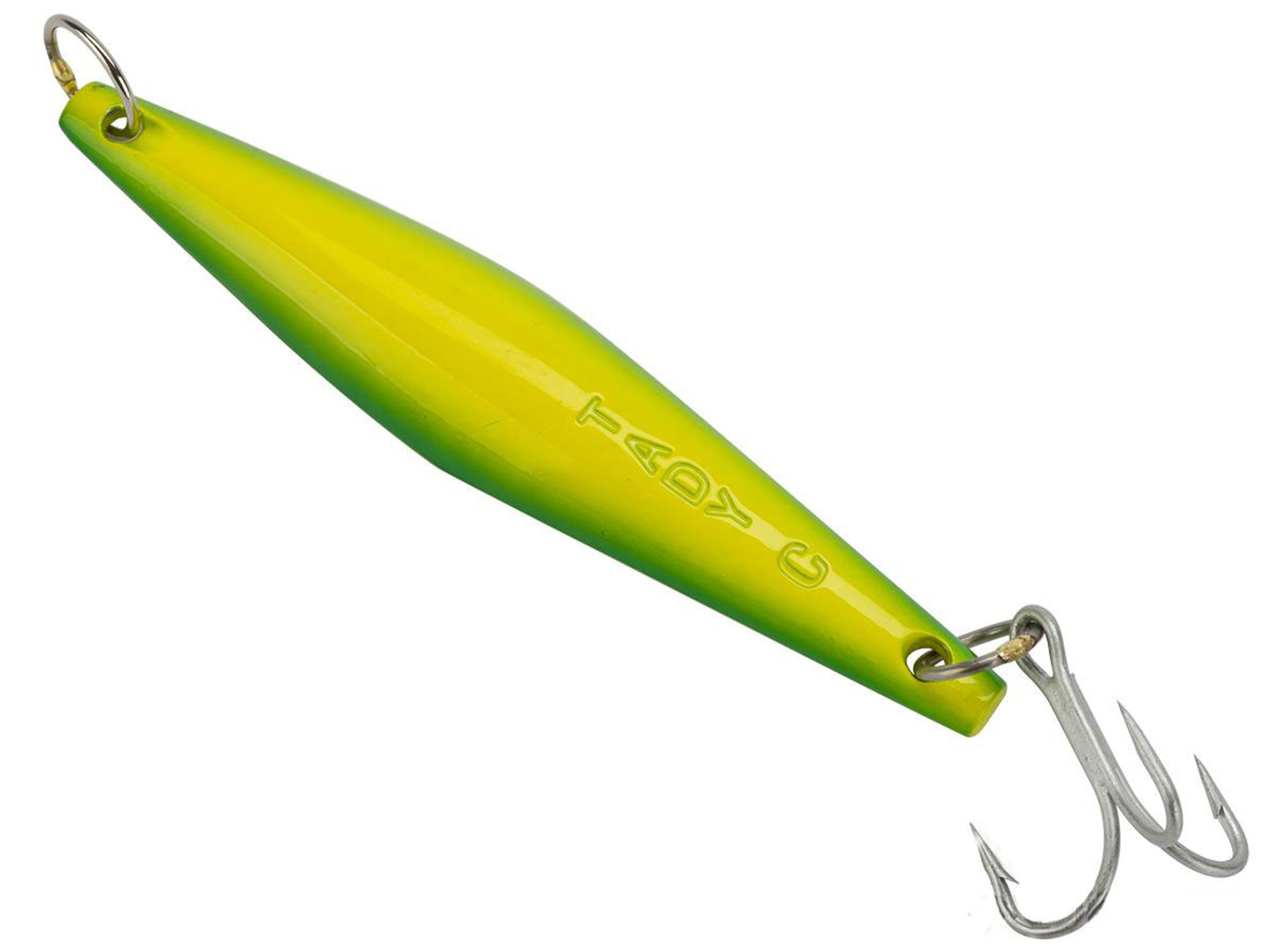 Tady C Casting Surface Iron Jig (Color: Green/Yellow)