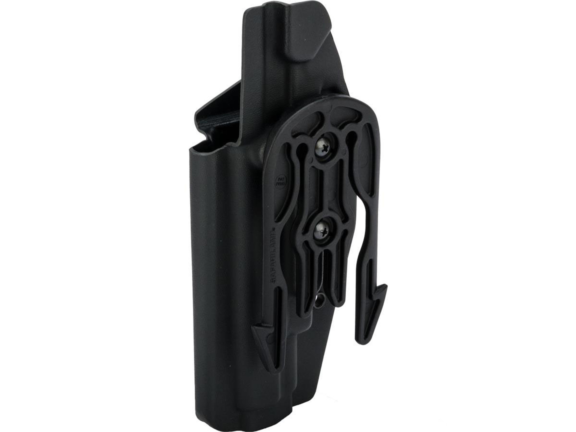 MC Kydex Airsoft Elite Series Pistol Holster (Model: 1911 / Safariland 6004-16 MOLLE Mount / Black / Right Hand)