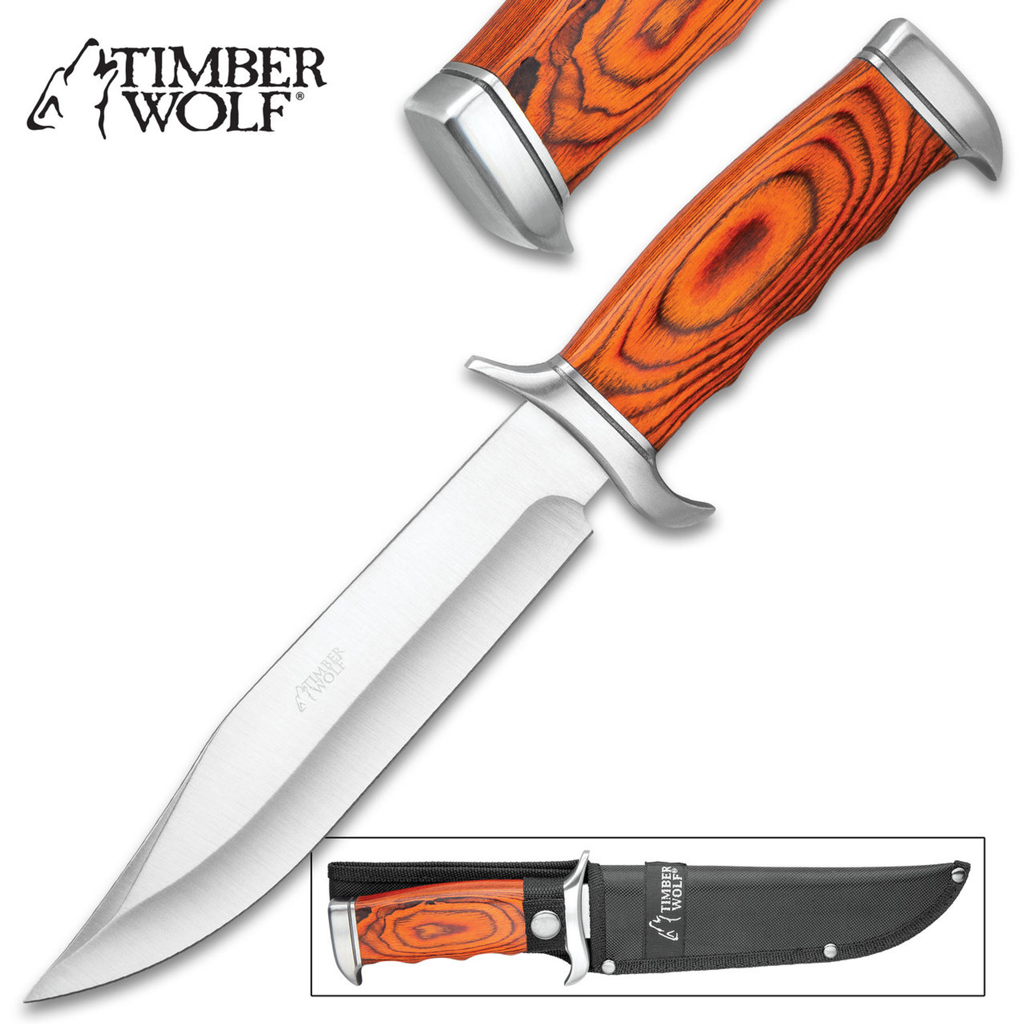 Timber Wolf Forest Hill Knife w/Sheath