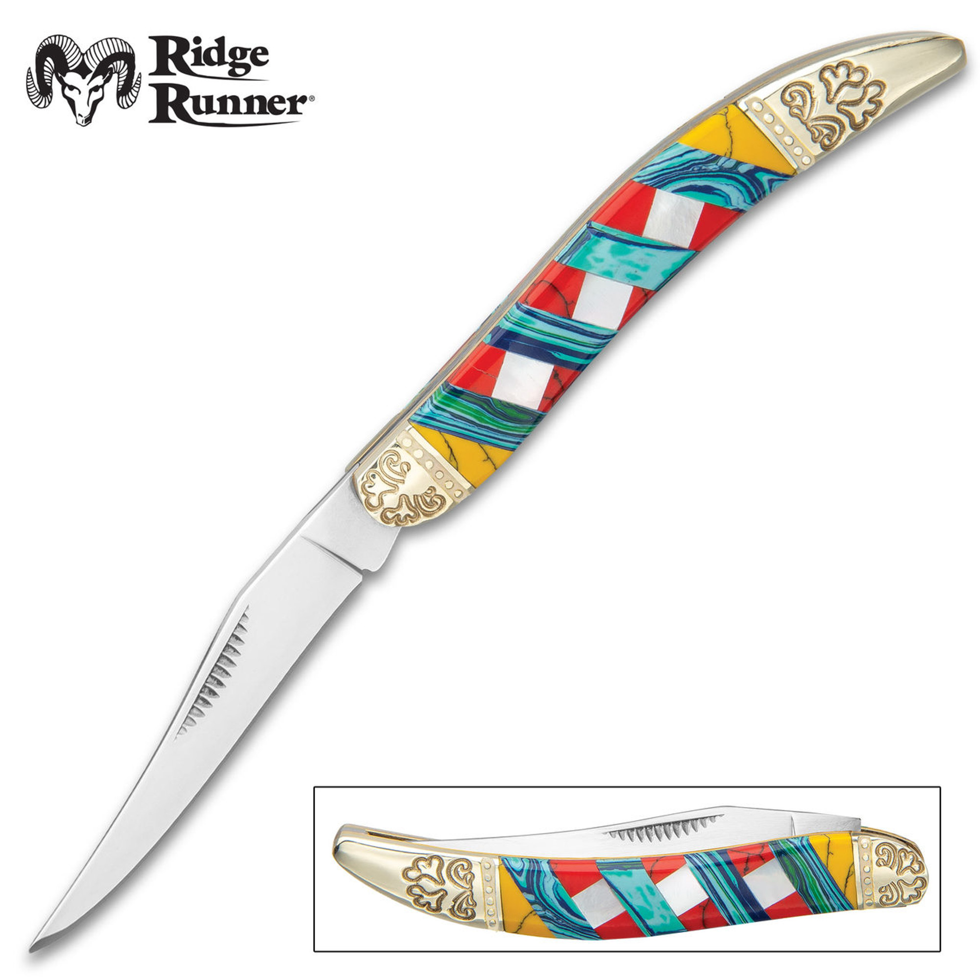 Ridge Runner Moroccan Mosaic Toothpick Pocket Knife