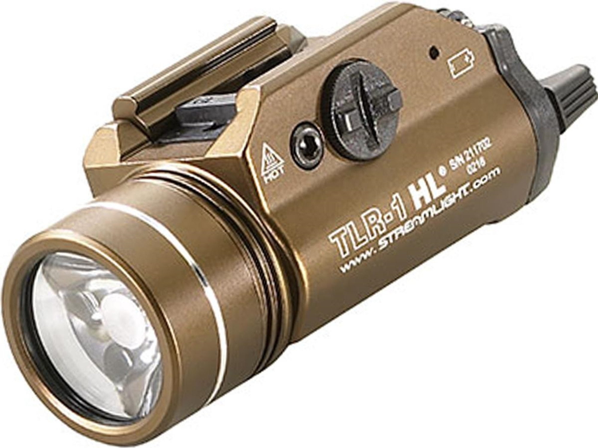 Streamlight TLR-1-HL 800 Lumen C4 LED Rail Mounted Weapon Light - Flat Dark Earth