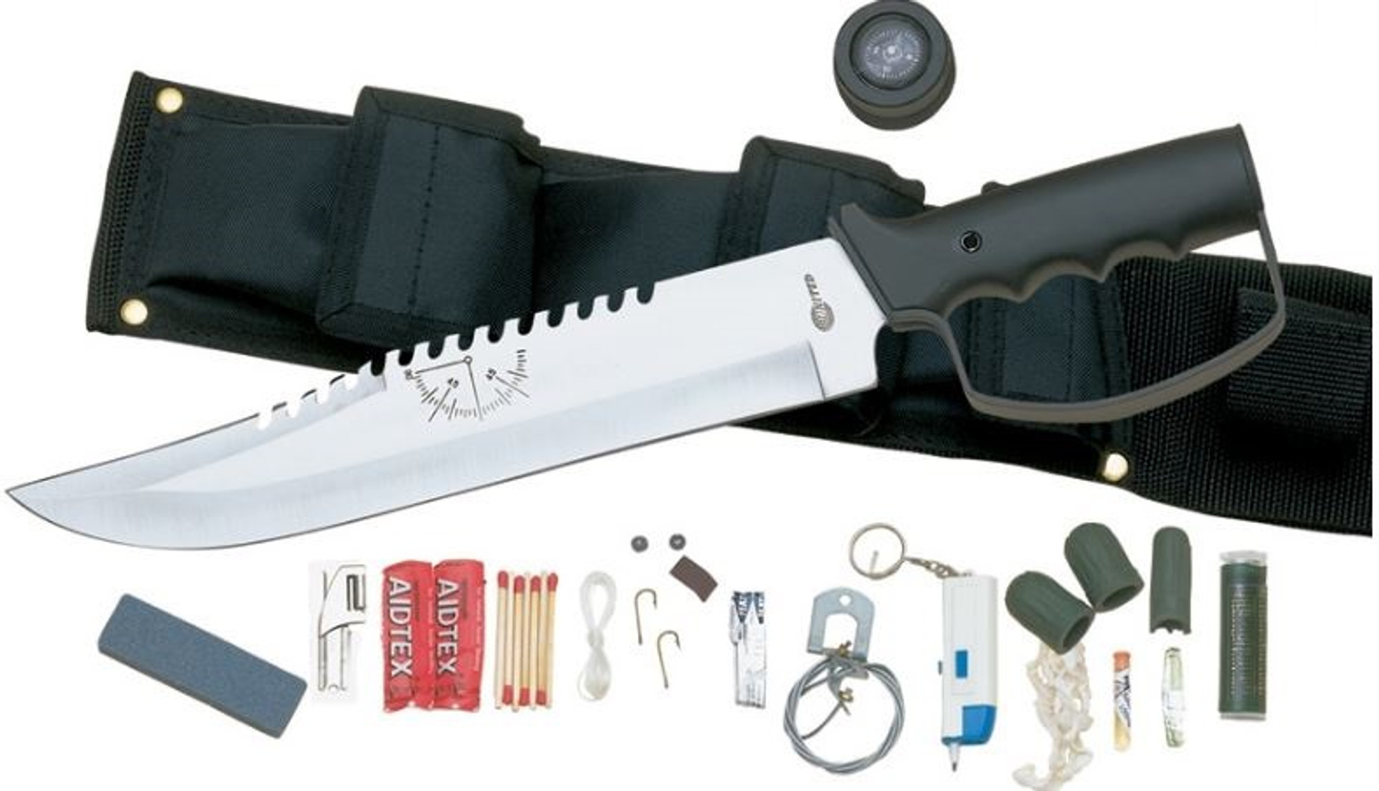 United The Bushmaster Survival Knife w/Sheath