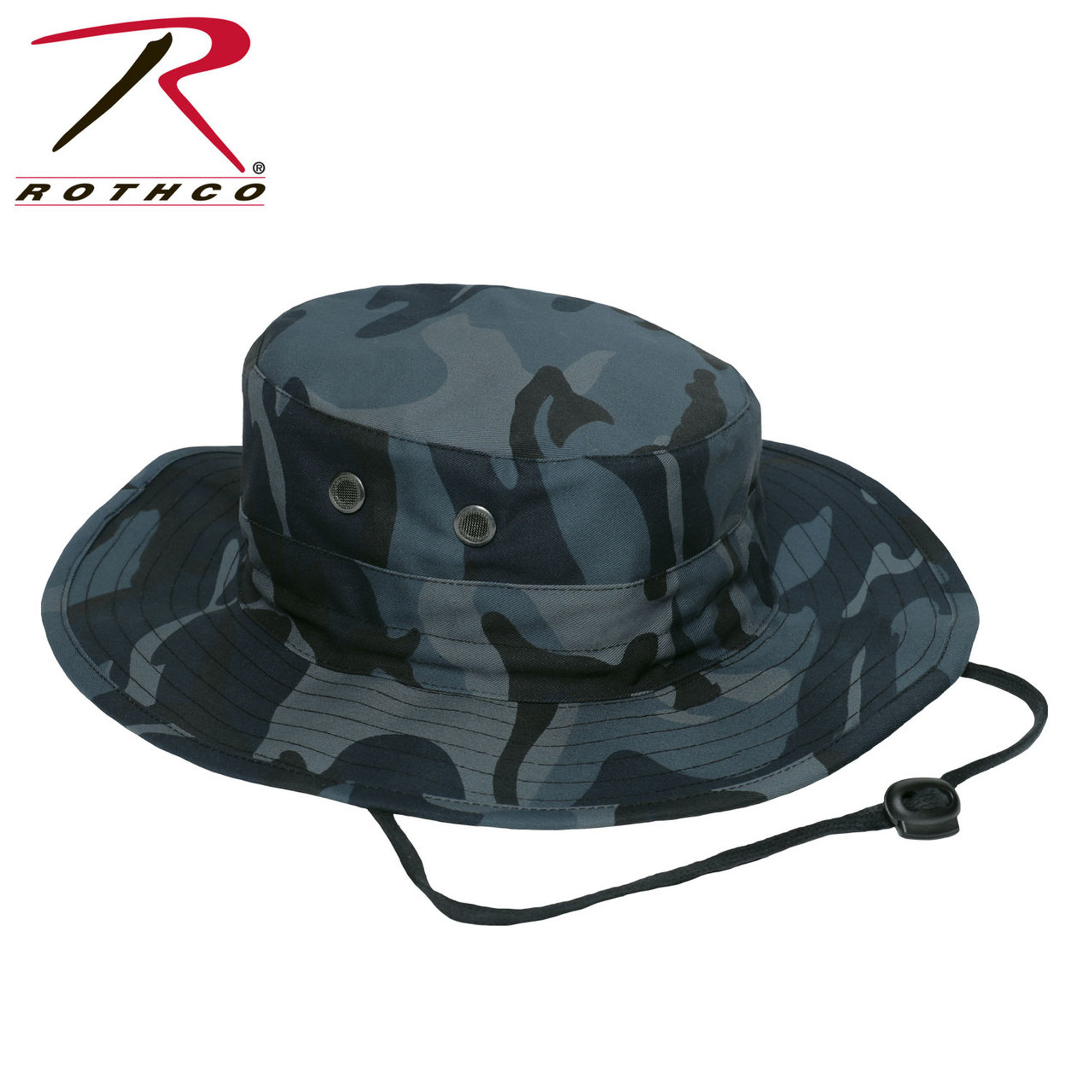 Rothco Adjustable Boonie Hat - Midnight Blue Camo