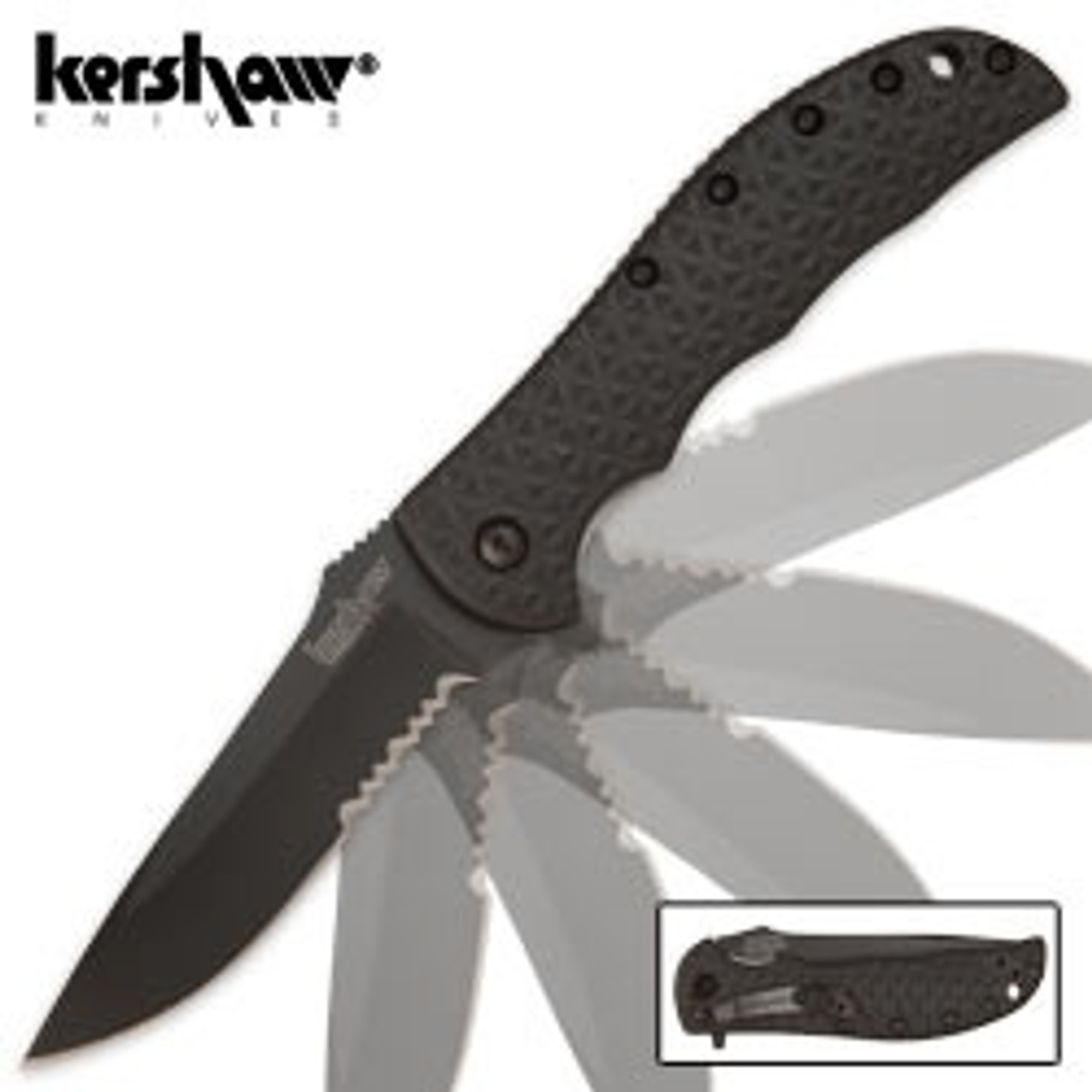 Kershaw 3650CKTST Volt II Black w/ Serration Assisted