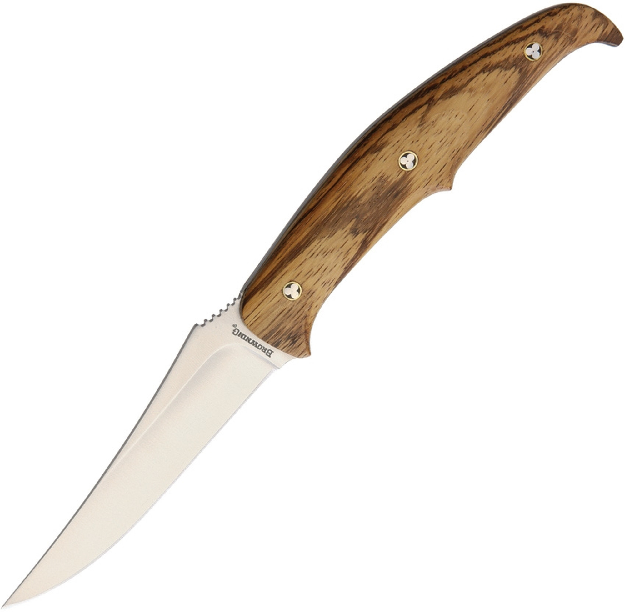 Zebra Wood Fixed Blade