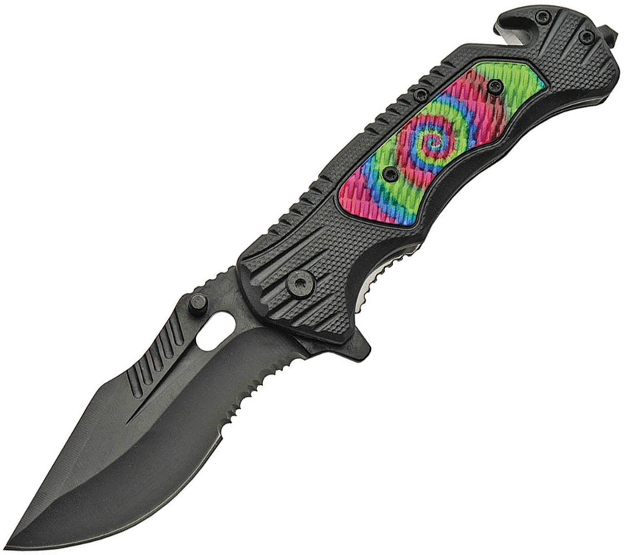 Linerlock A/O Tie Dye Pink/Grn