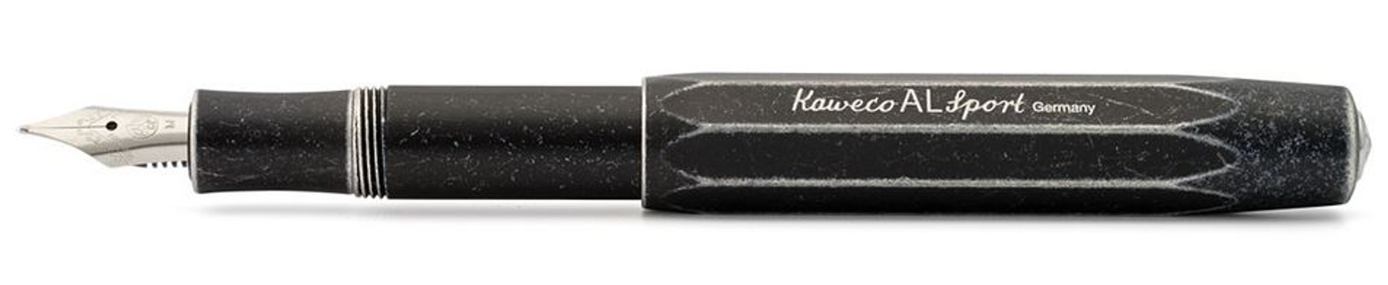 Kaweco AL Sport Fountain Pen Stonewash Black - Fine