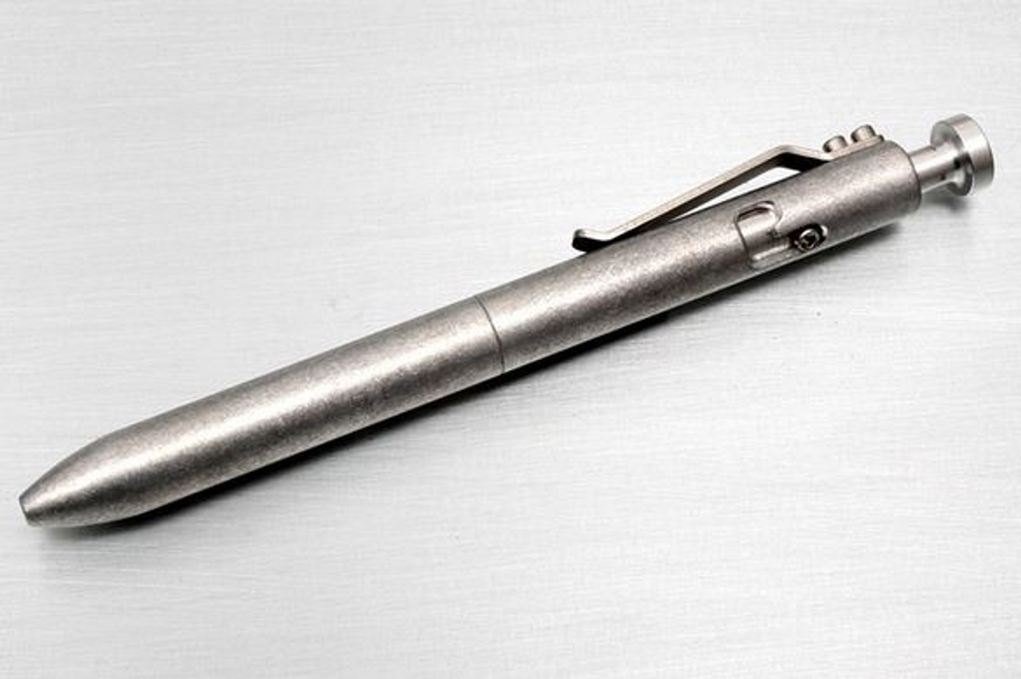 Karas Kustoms Bolt Pen Aluminum - Tumbled