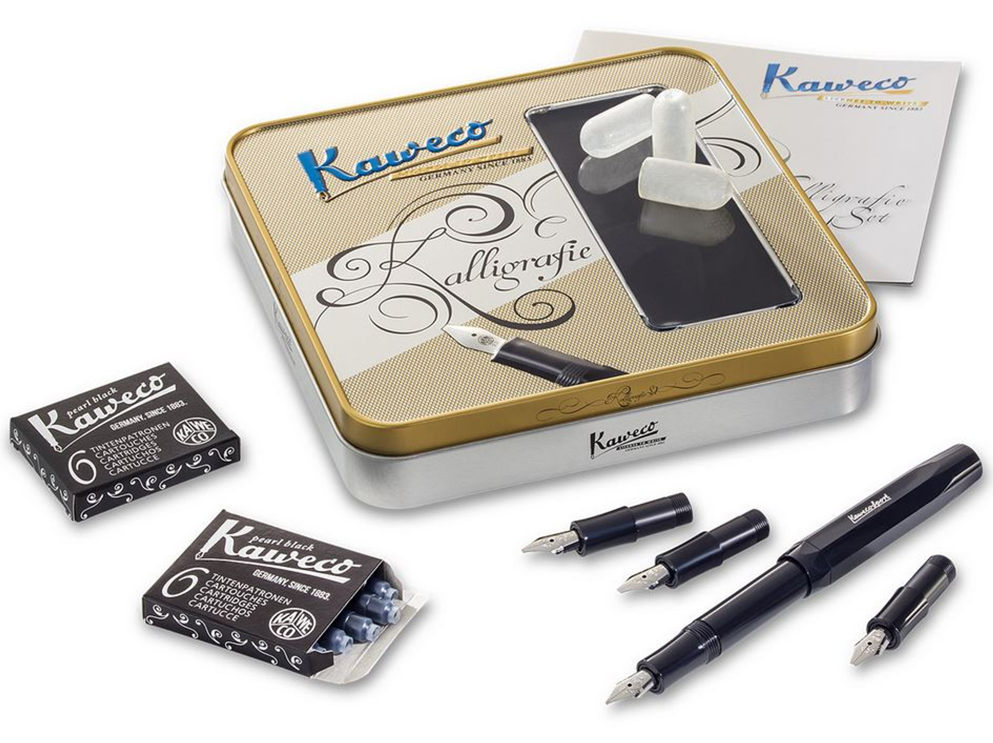 Kaweco Calligraphy Set Black in Tin