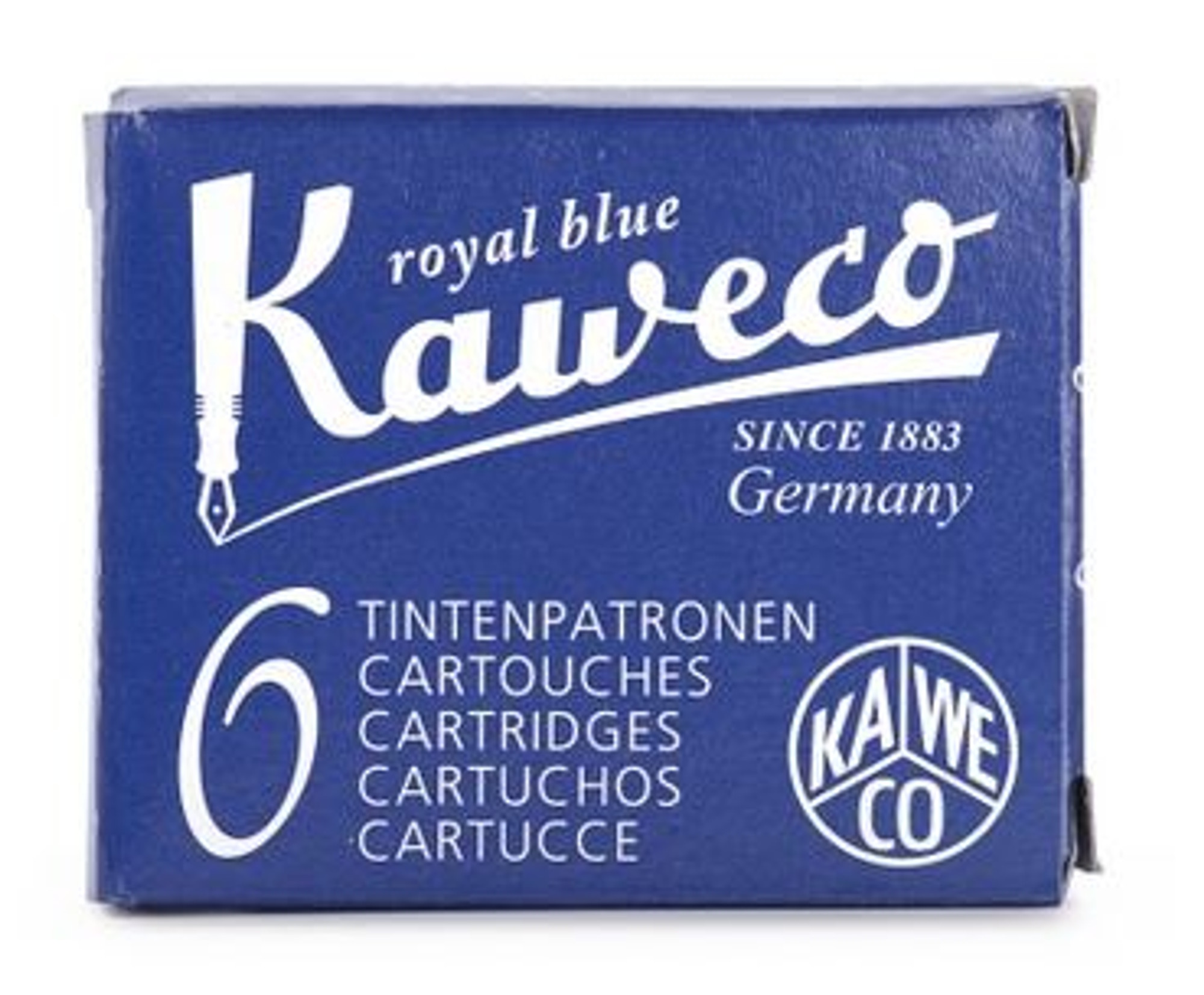 Kaweco Fountain Ink Cartridge 6-Pack - Royal Blue