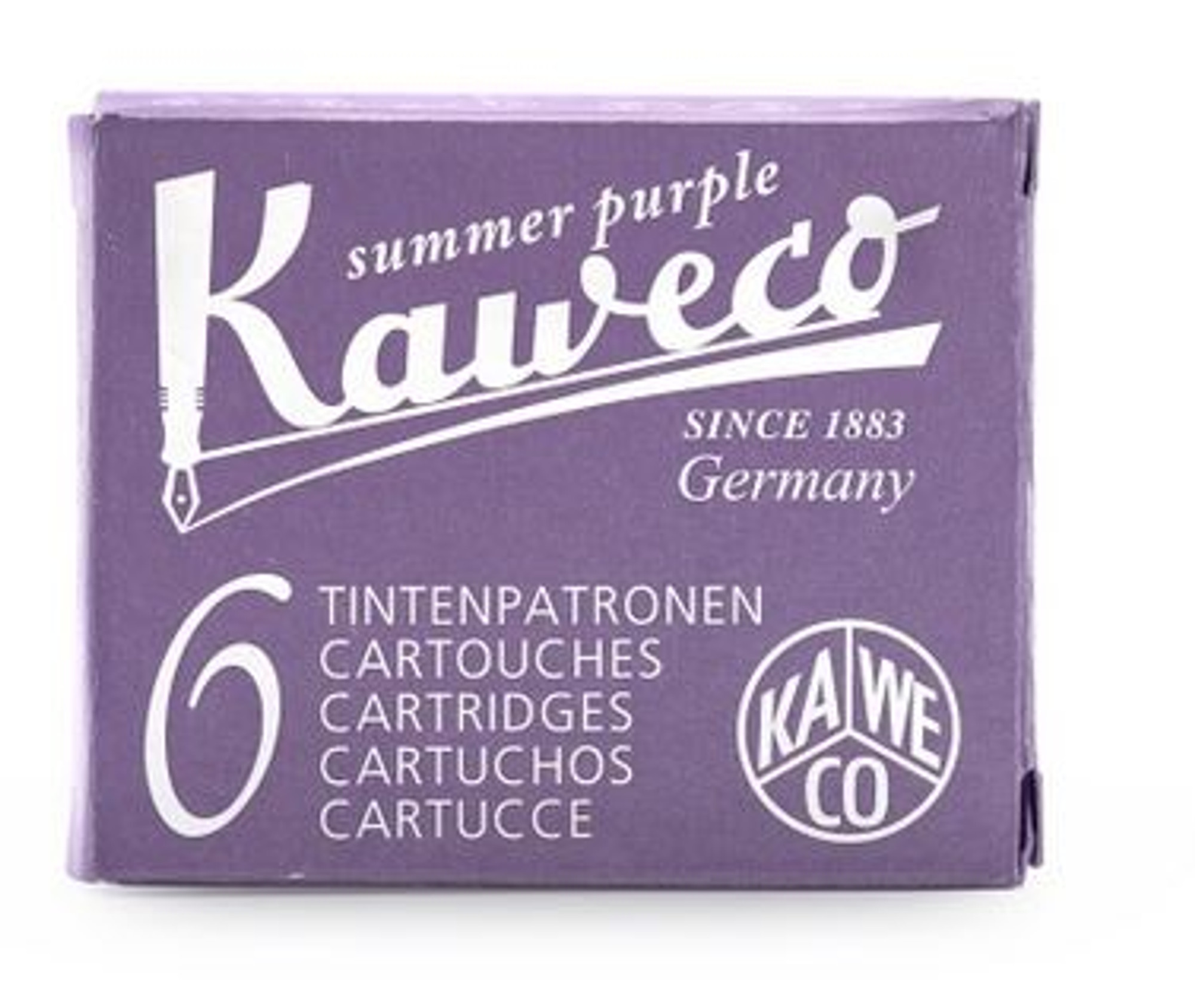 Kaweco Fountain Ink Cartridge 6-Pack - Summer Purple