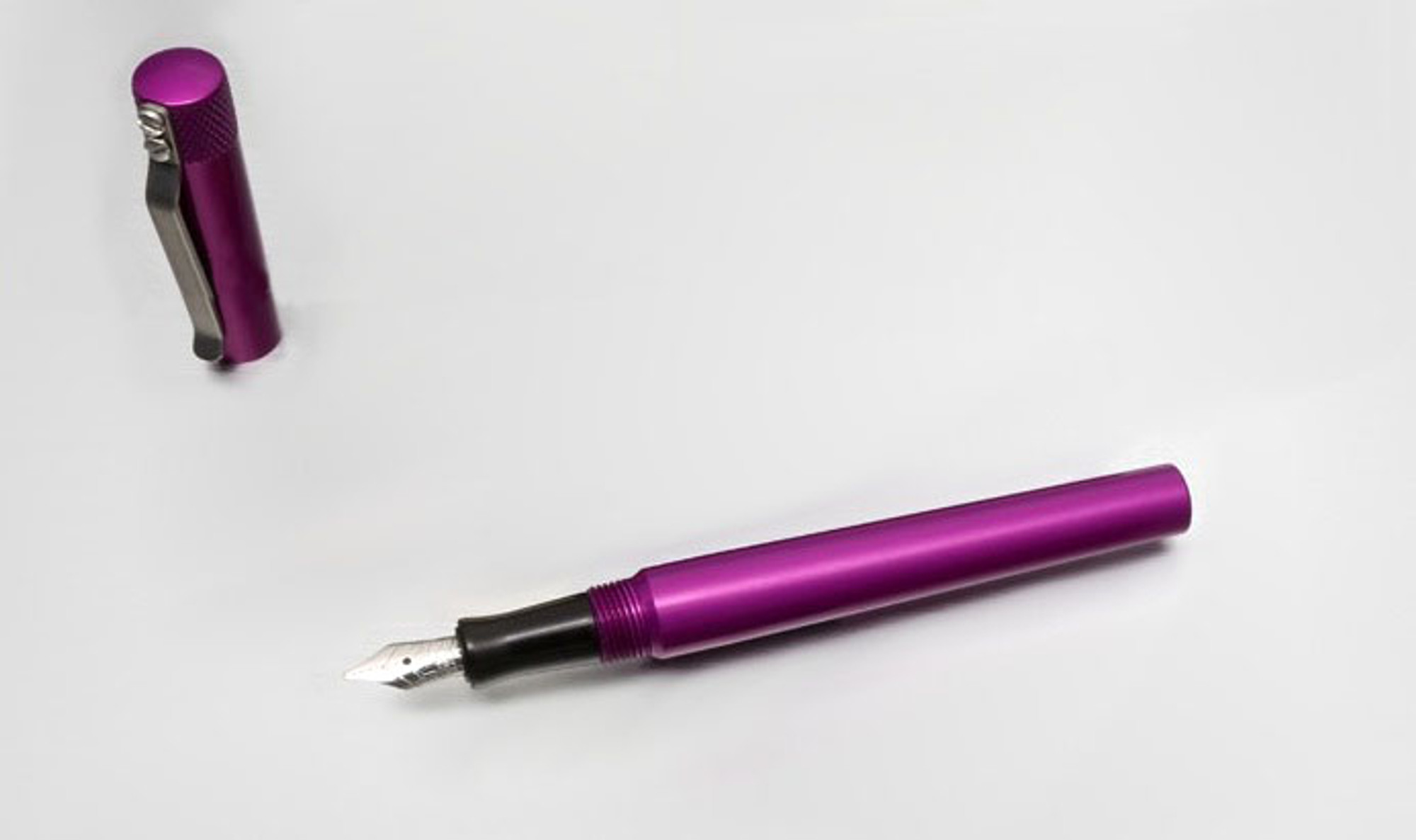 Karas Kustoms Fountain K Aluminum - Violet Body/Black Grip