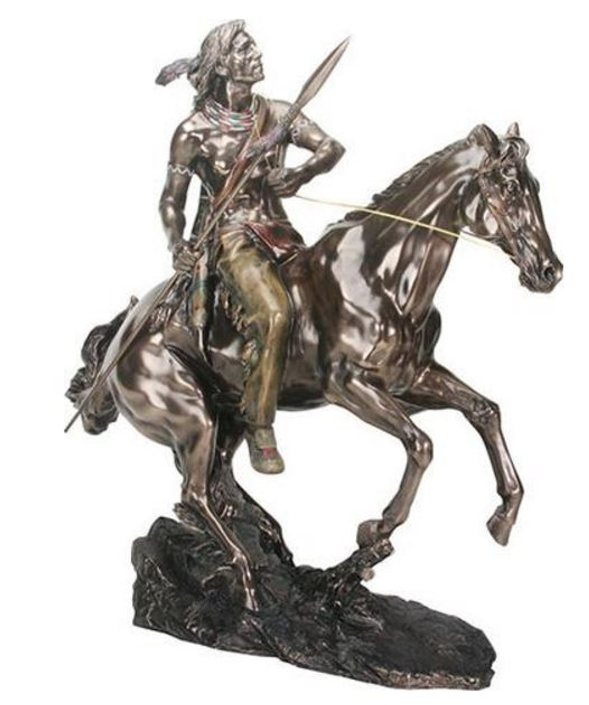 YTC Summit Native Warrior on Horse YTC8745