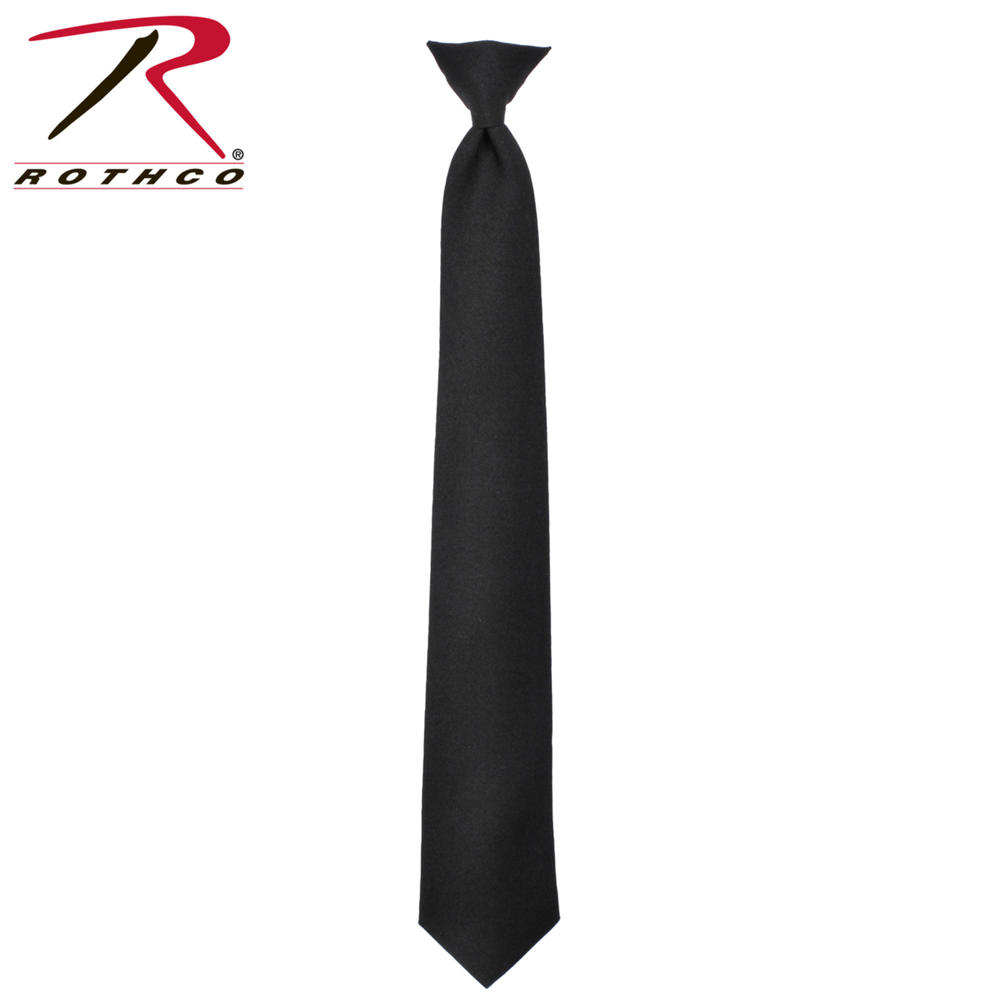 Rothco Police Issue Clip-On Neckties - Black