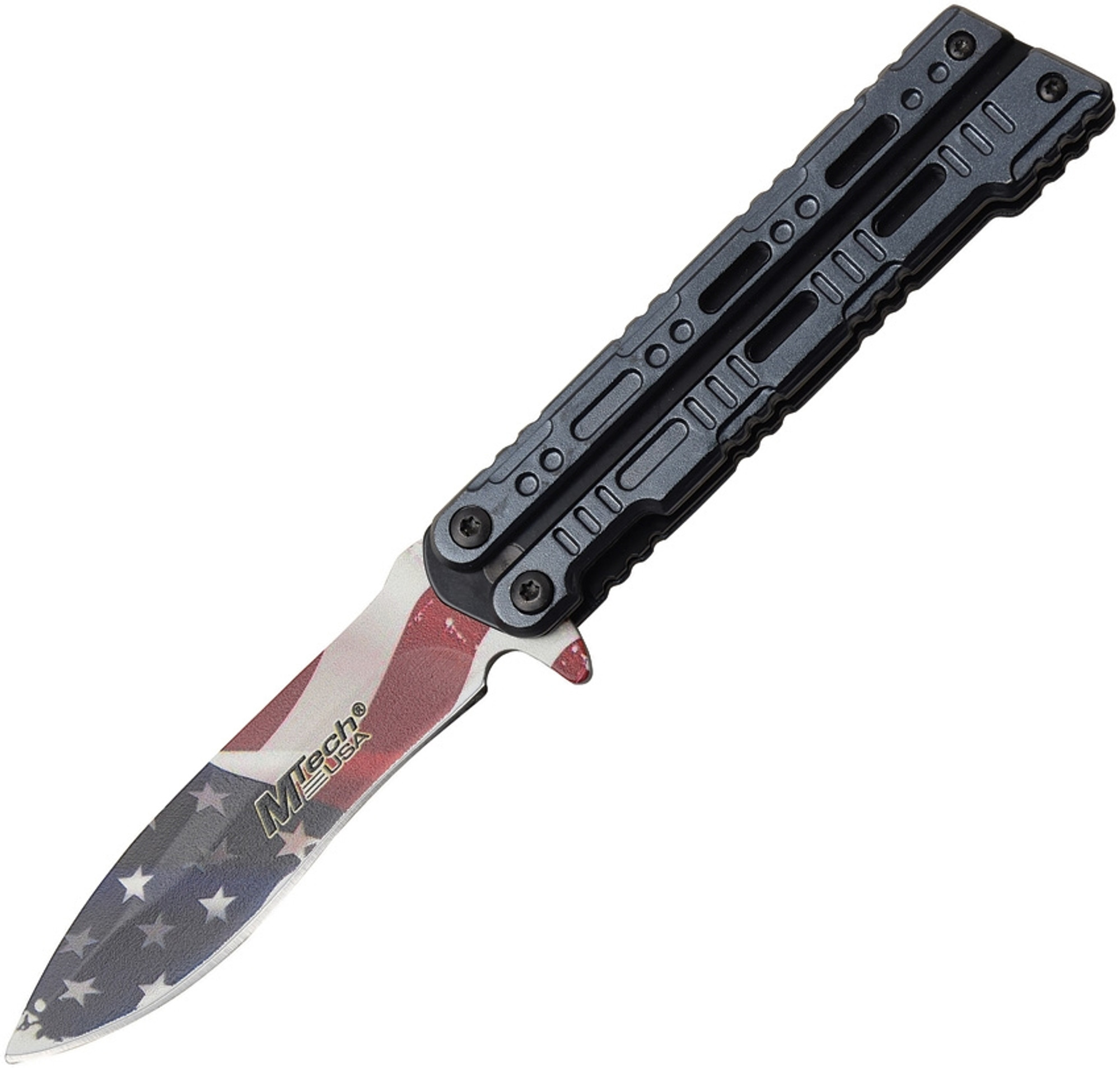 Flag Linerlock A/O Gray MTA1123RBL