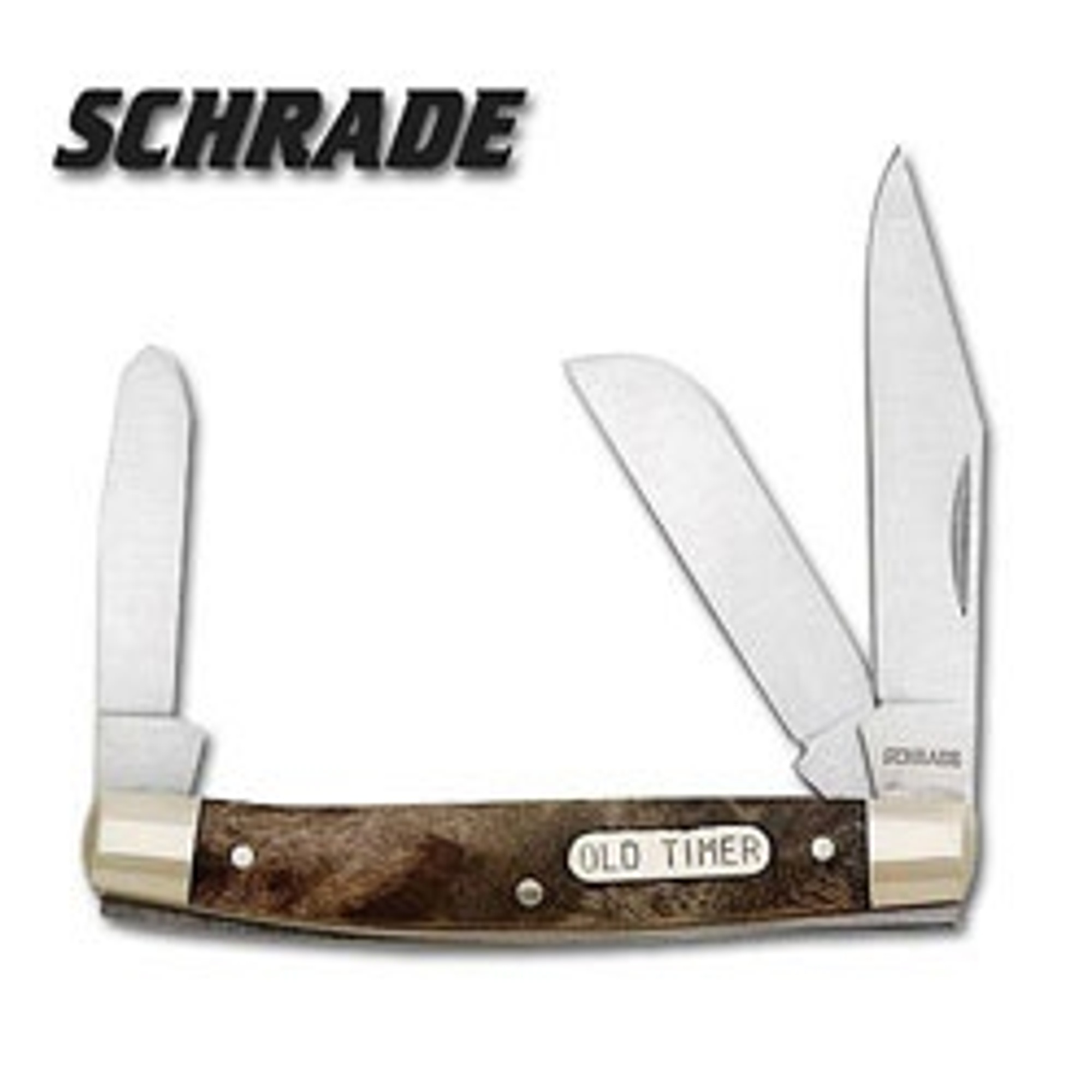 Schrade Middleman Desert Iron Wood Folding Knife