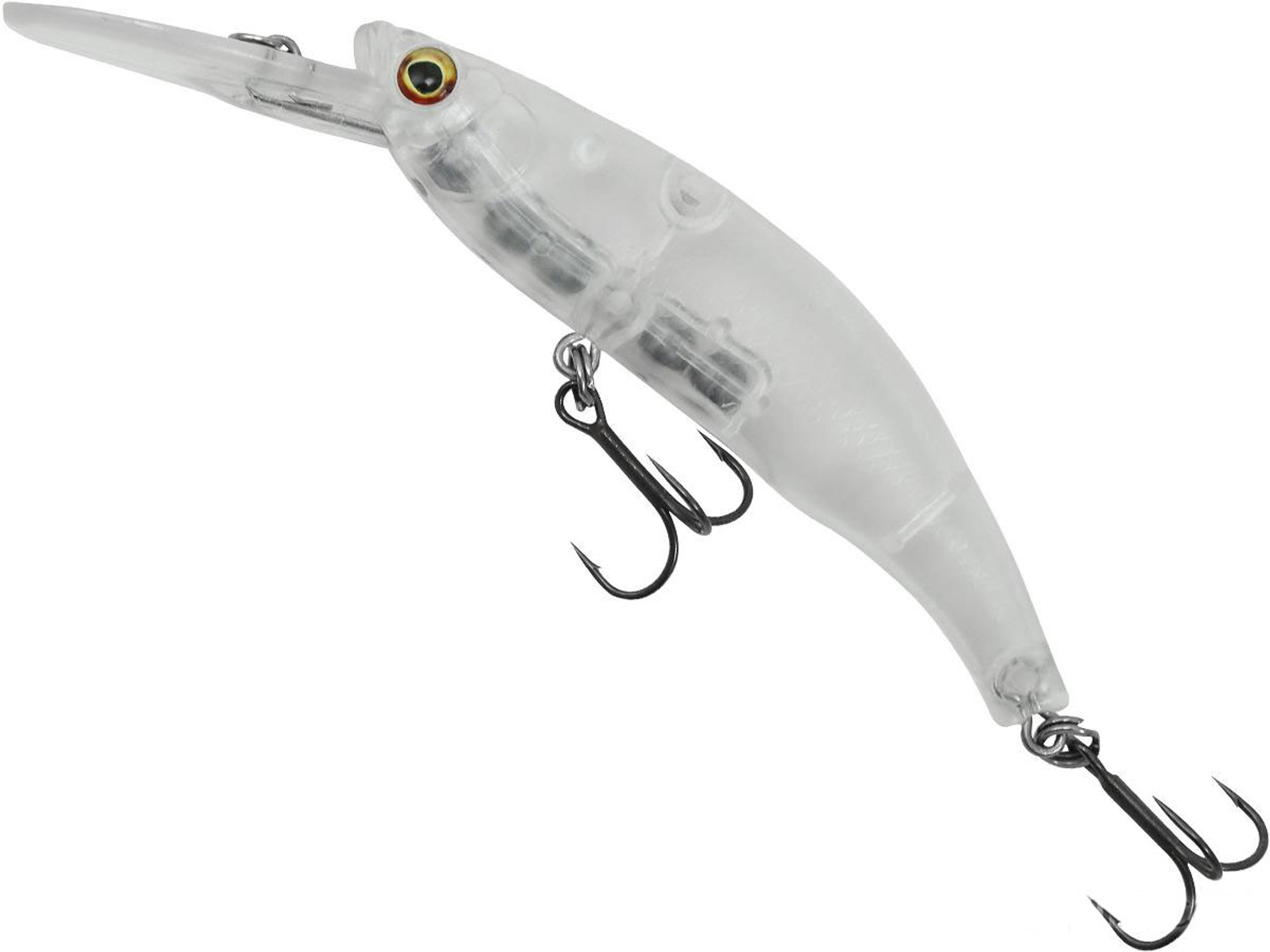 Savage Gear 3D Minnow Diver Fishing Lure - Ready To Paint Clear / 9.5cm