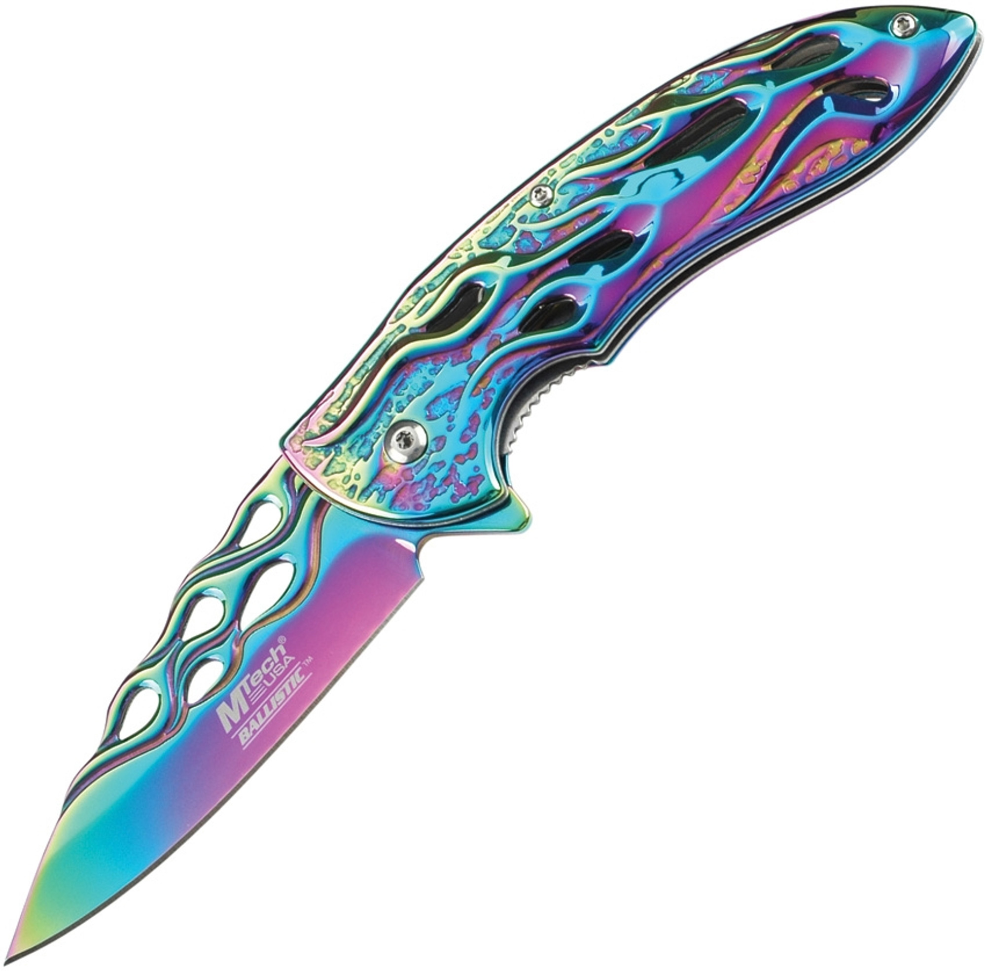 Flame Linerlock A/O Rainbow