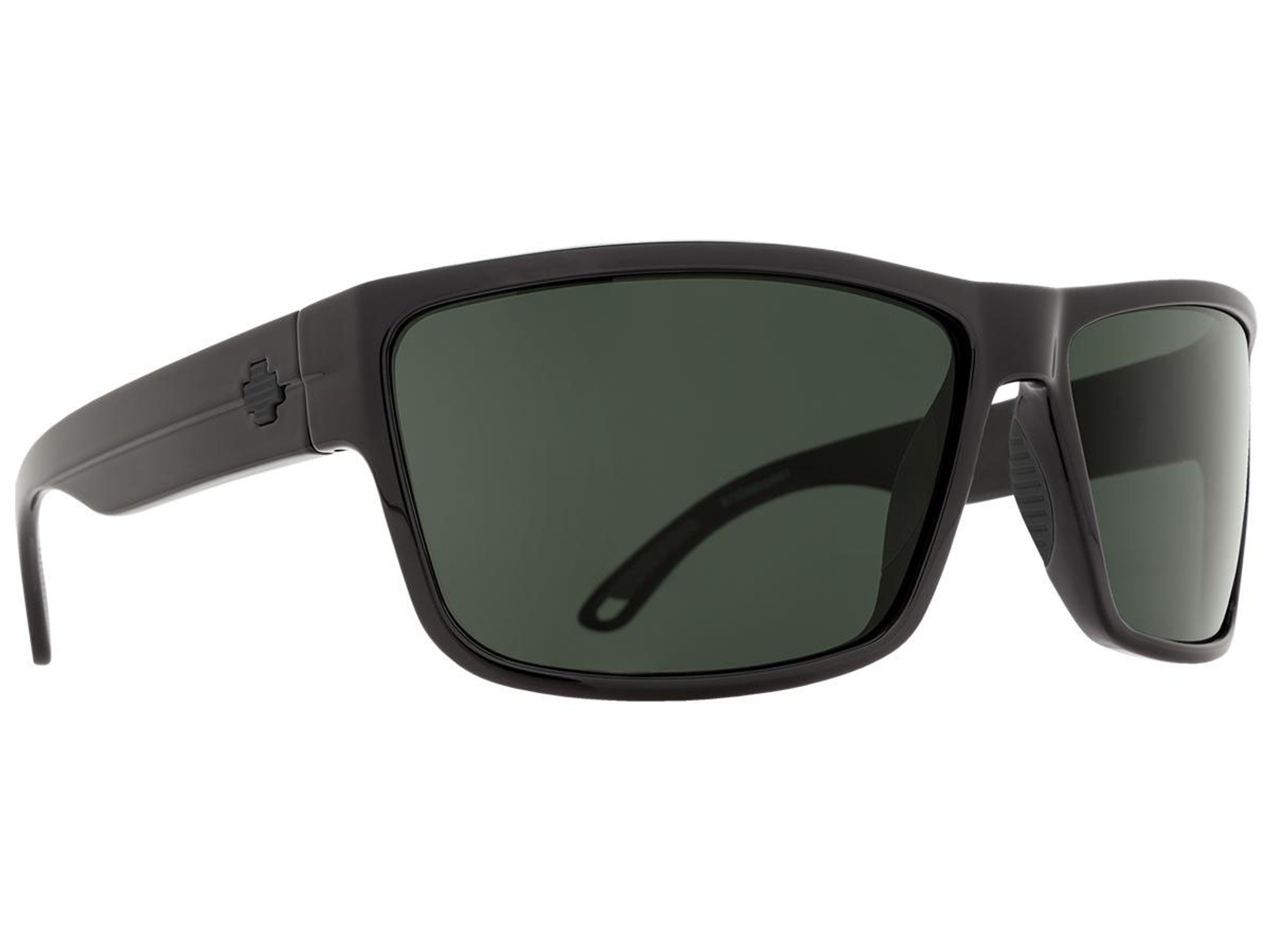 Spy Optic Rocky Sunglasses (Color: Black Frame / HD Plus Gray Green Lens / Polarized)