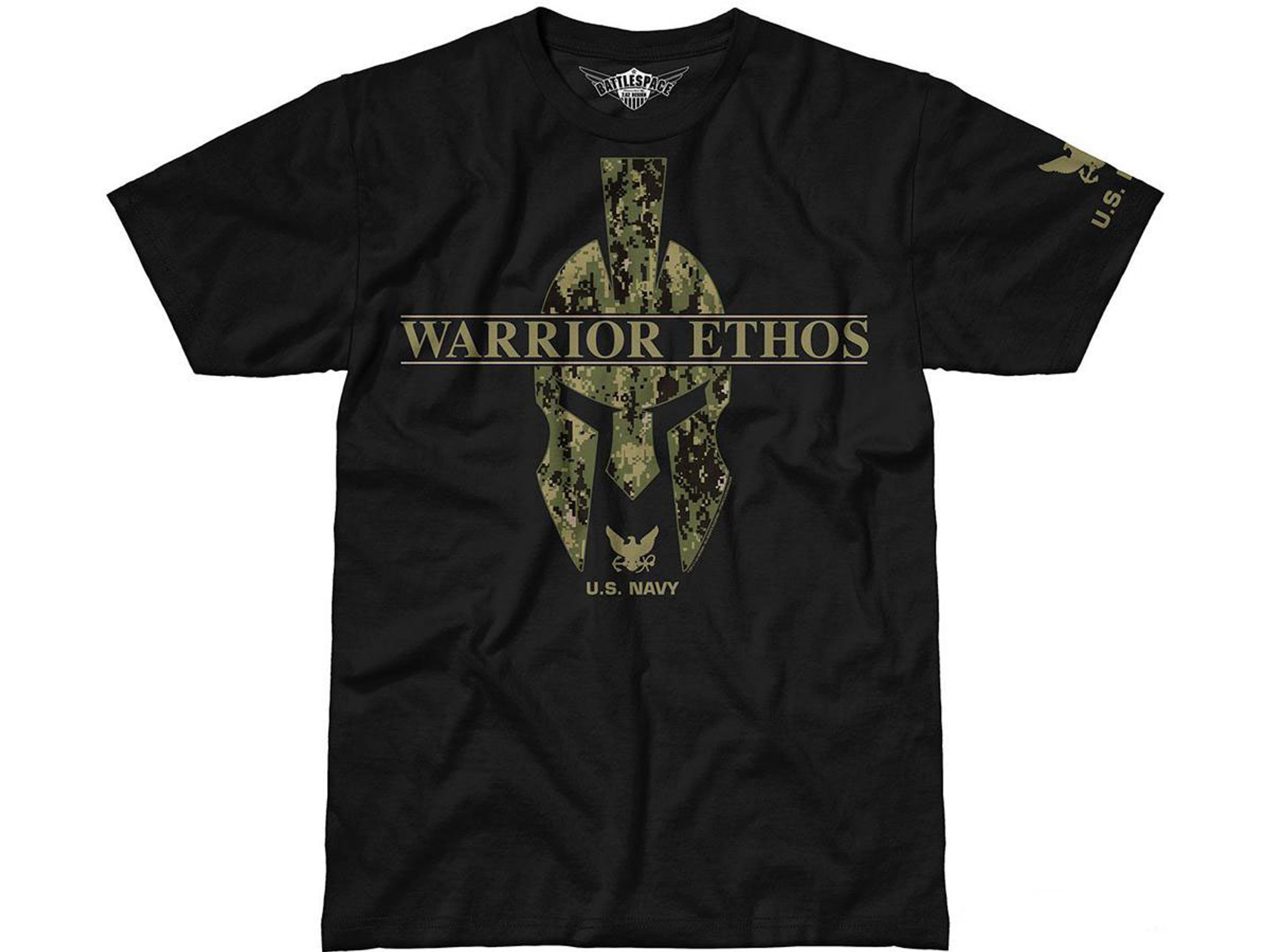 7.62 Design "Warrior Ethos: Navy" T-Shirt (Size: Medium)