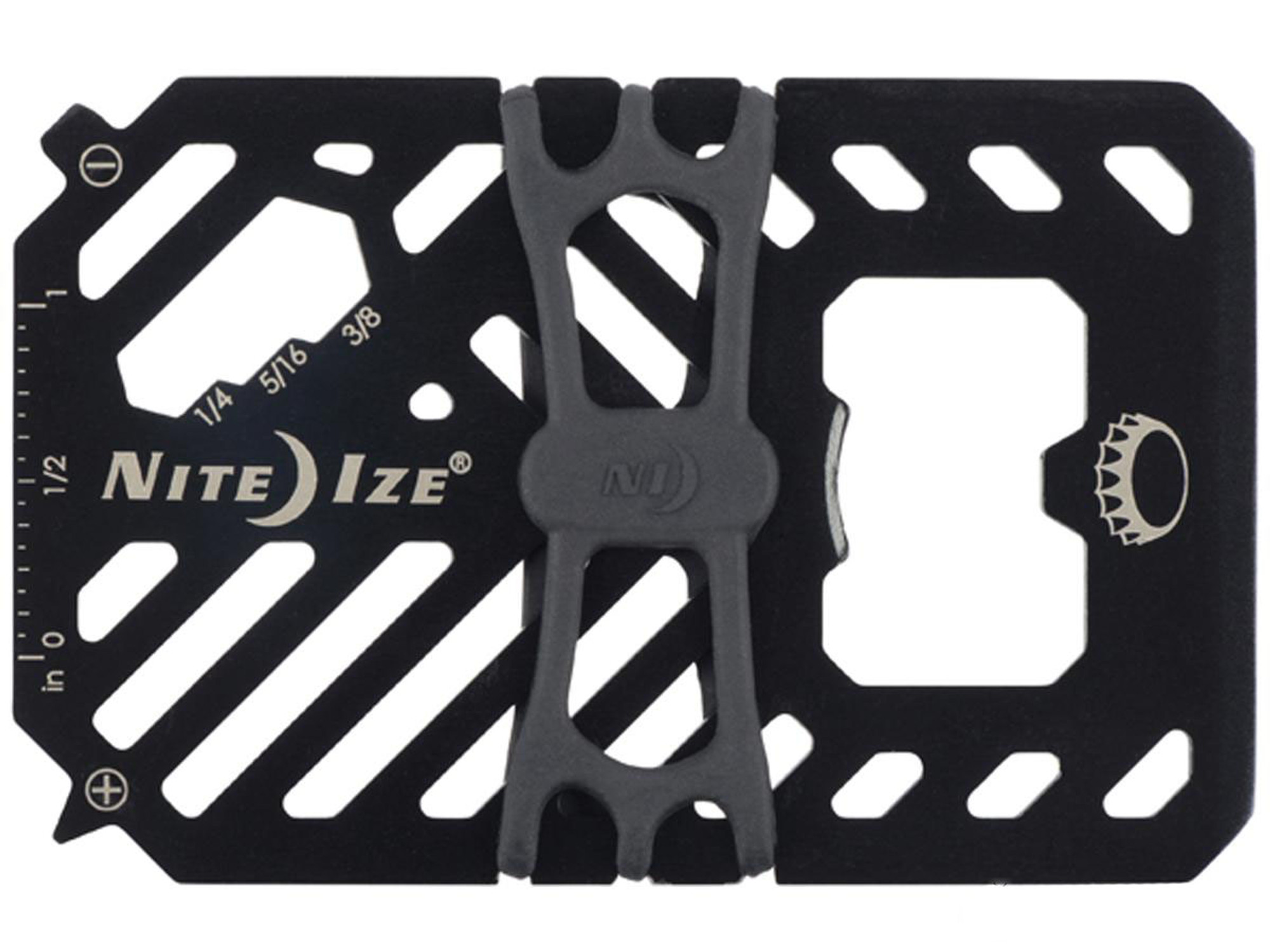 Nite Ize Financial Tool Stainless Steel Wallet Multi Tool (Color: Black)