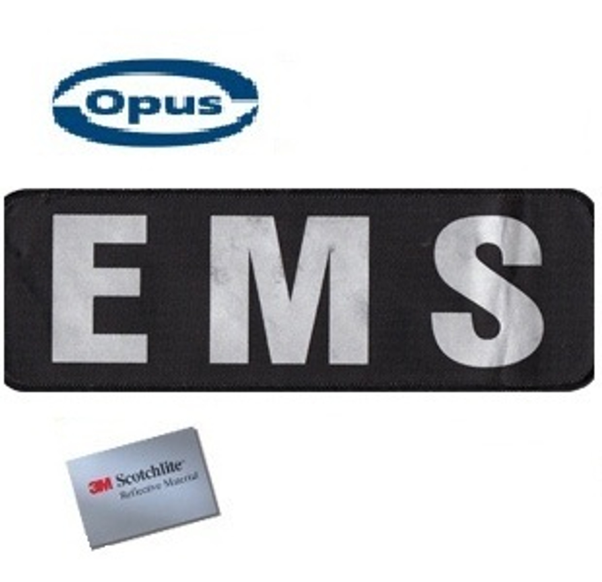 Opus EMS Patch - Black/Silver