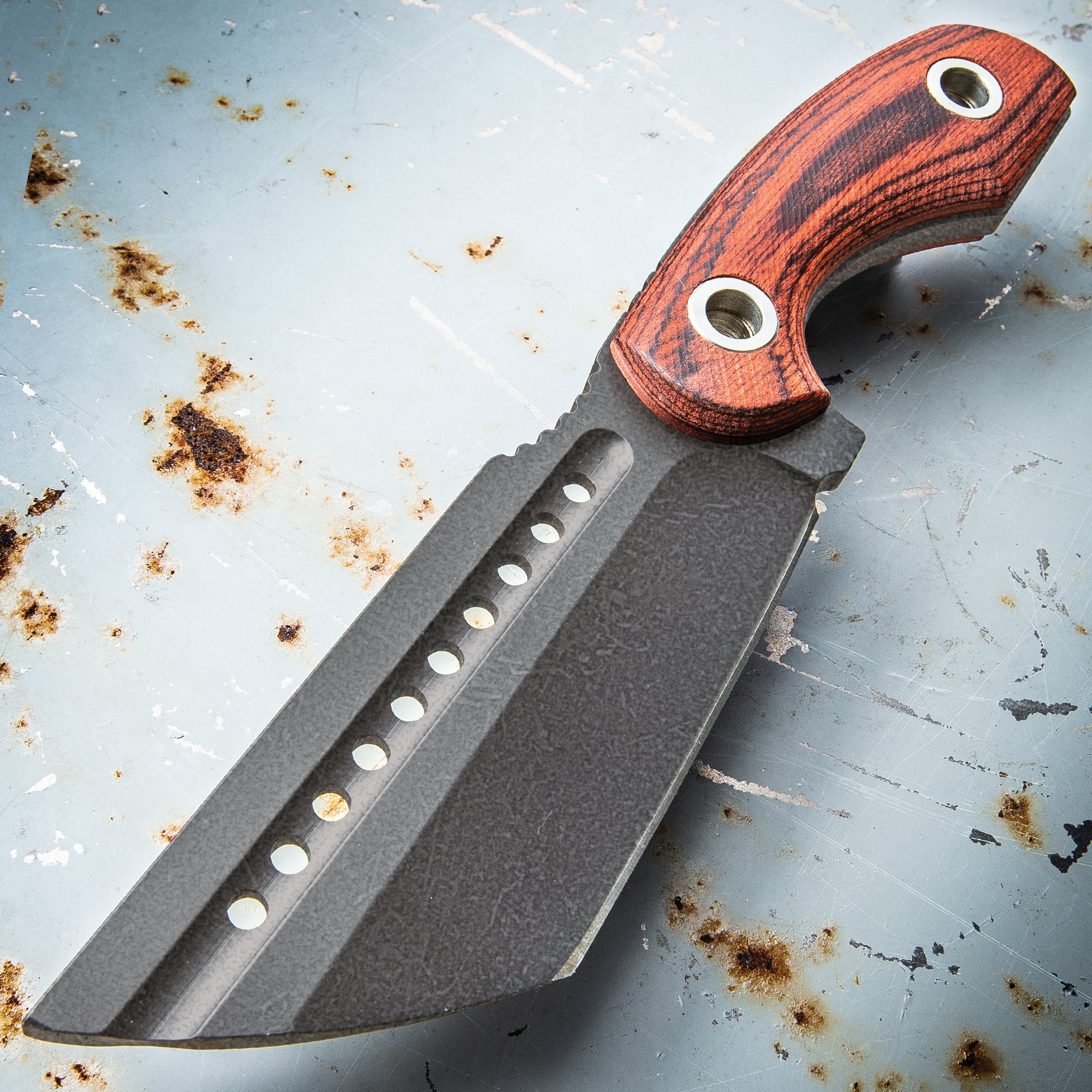 The Bruiser Fixed Blade Knife w/Sheath