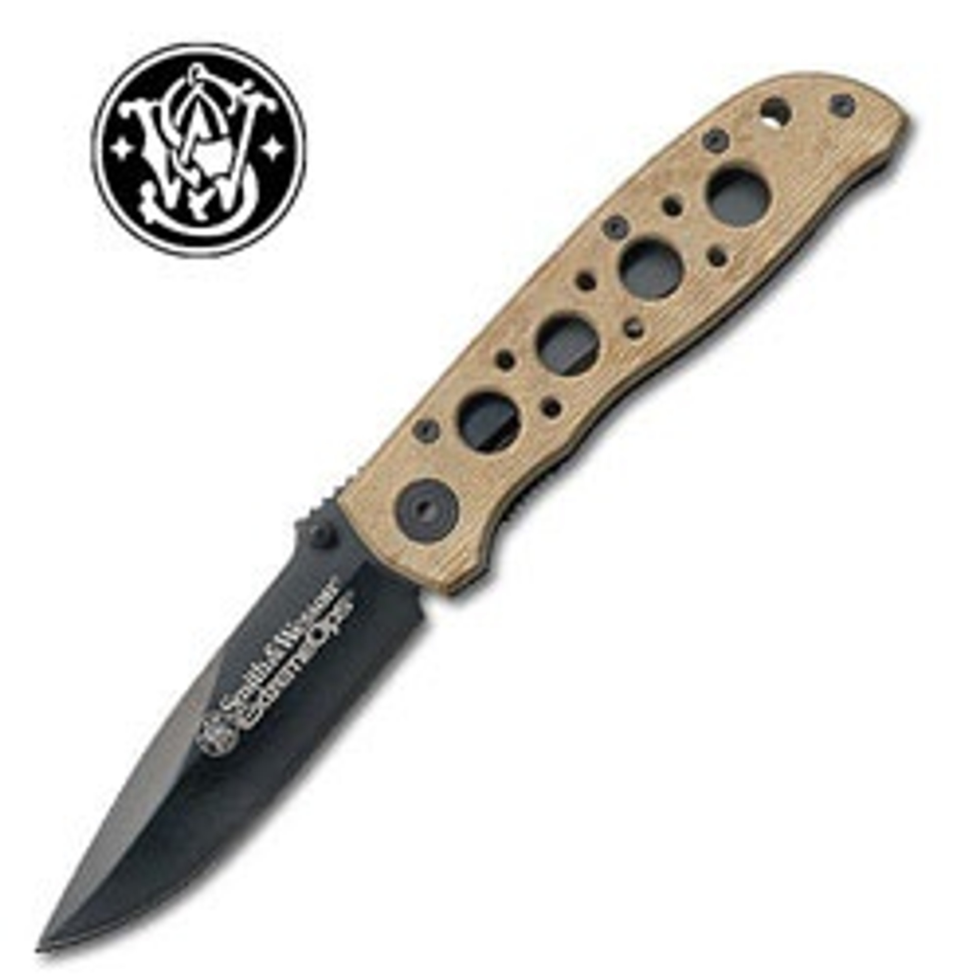 Smith & Wesson Extreme Ops Aluminum Desert Folding Knife