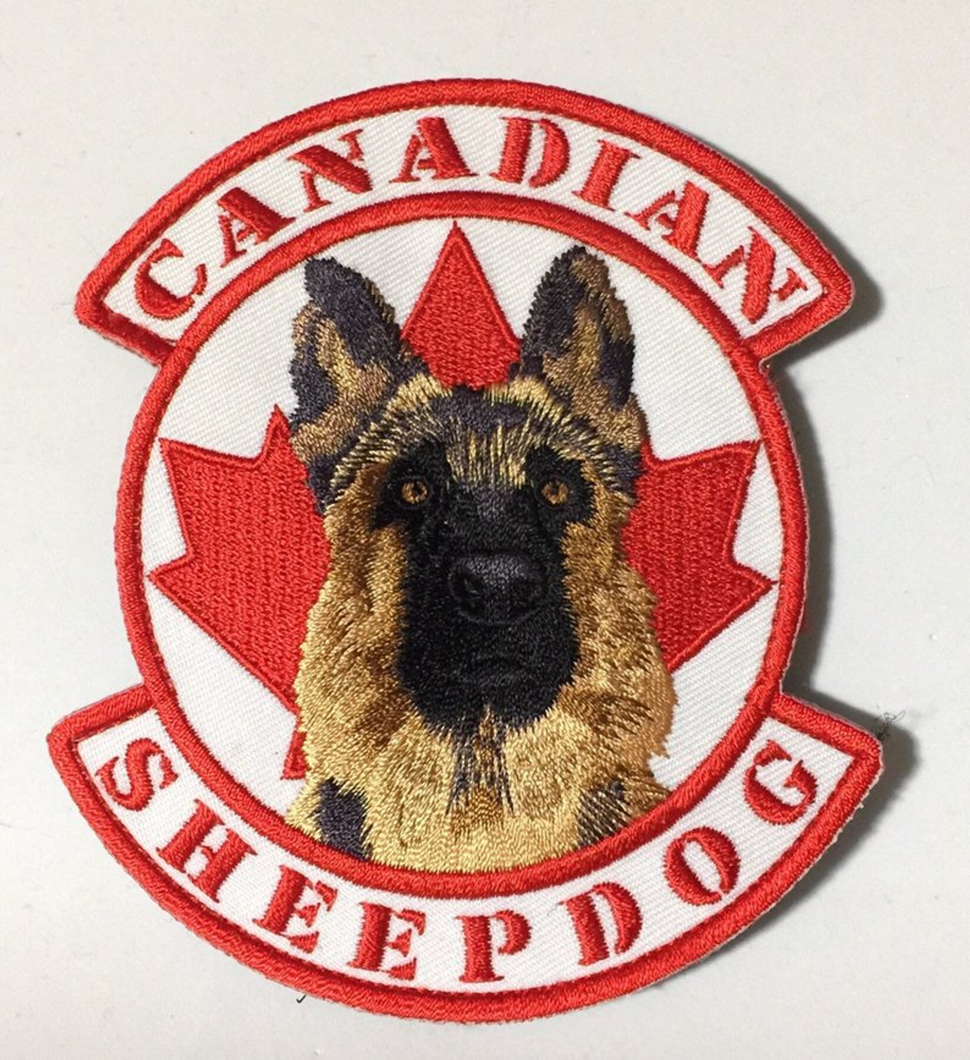 Canadian Sheepdog- Hook and Loop Unit Patch - Full Colour