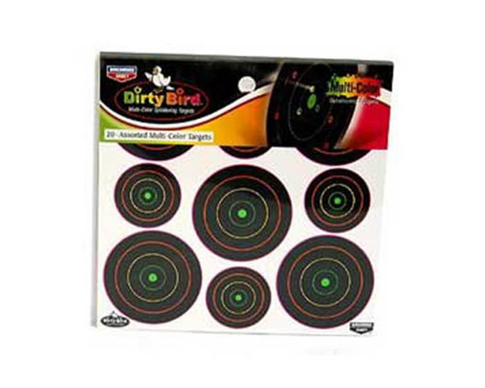 Birchwood Casey Dirty Bird Targets, 2" & 3" Targets - 180ct