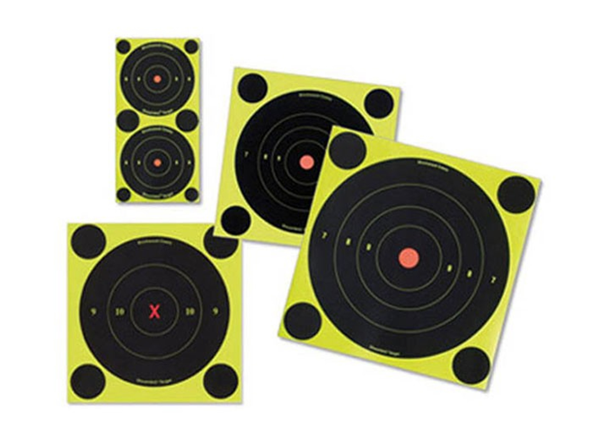 Birchwood Casey Shoot-N-C 6" Targets, 12 Bullseye Targets - 48 Pasters