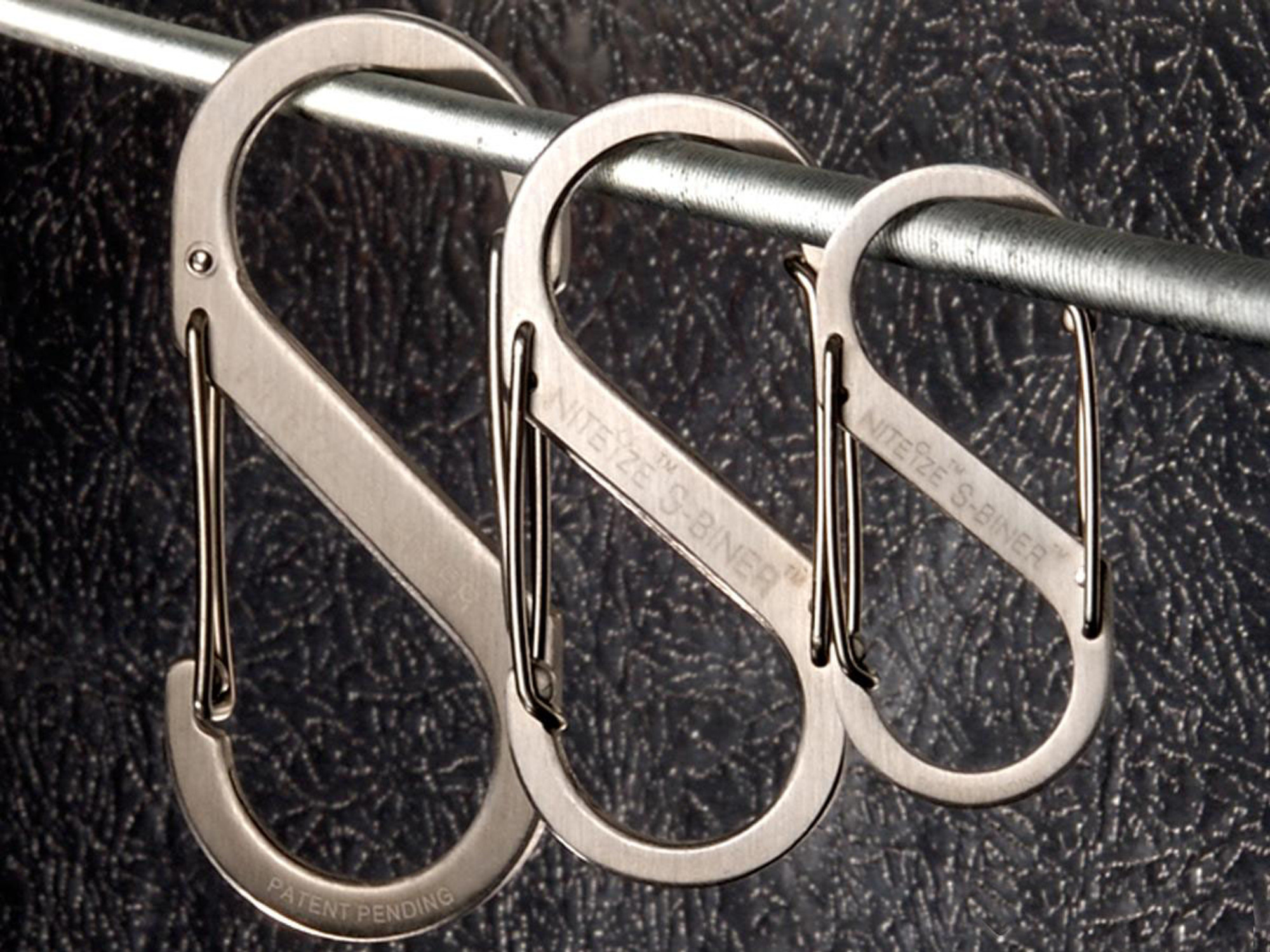 Nite Ize S-Biner® Stainless Steel Dual Carabiner (Size: #2, #3, #4 / Stainless)