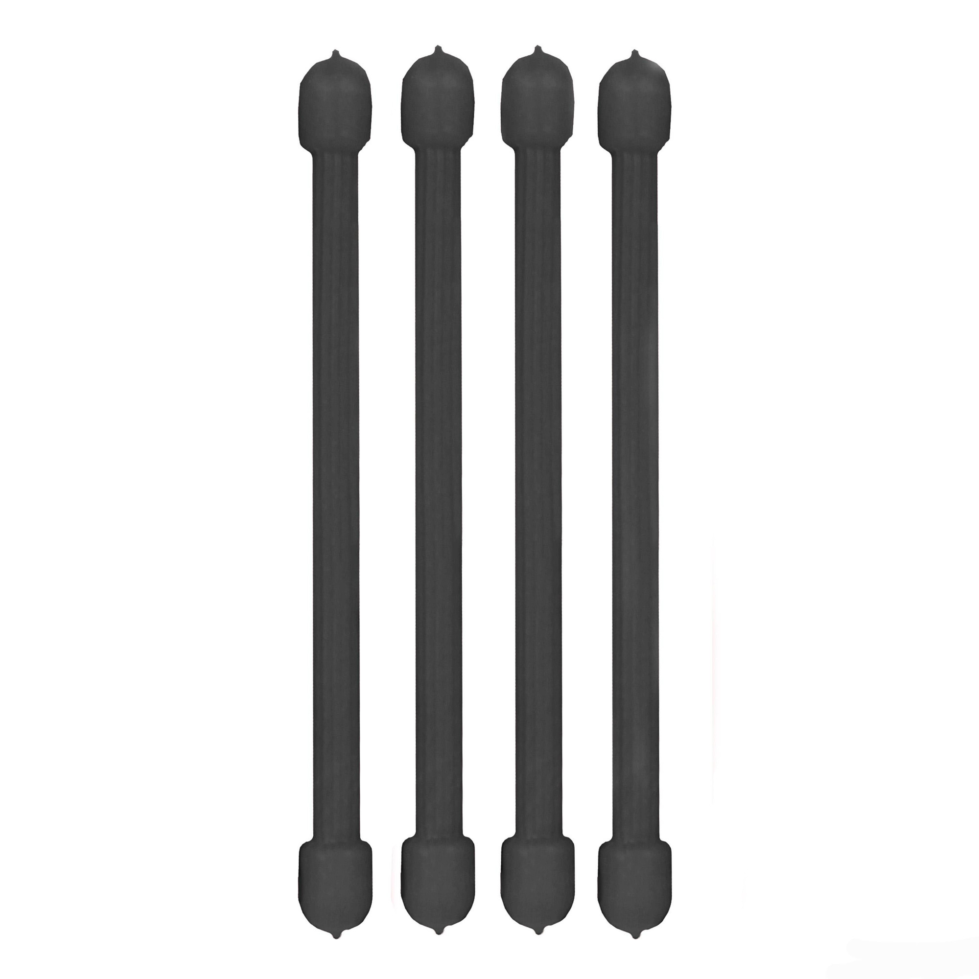 Nite Ize Gear Tie Reusable Rubber Twist Tie (Size: 3" 4 Pack / Black)
