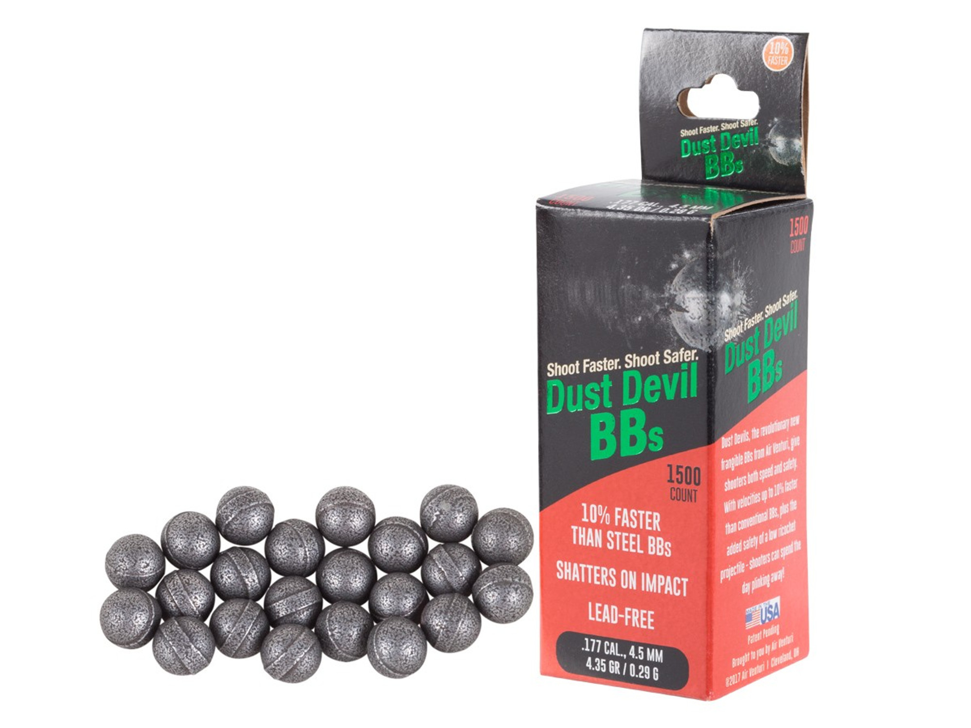 Dust Devil Frangible BBs, 1,500 ct.