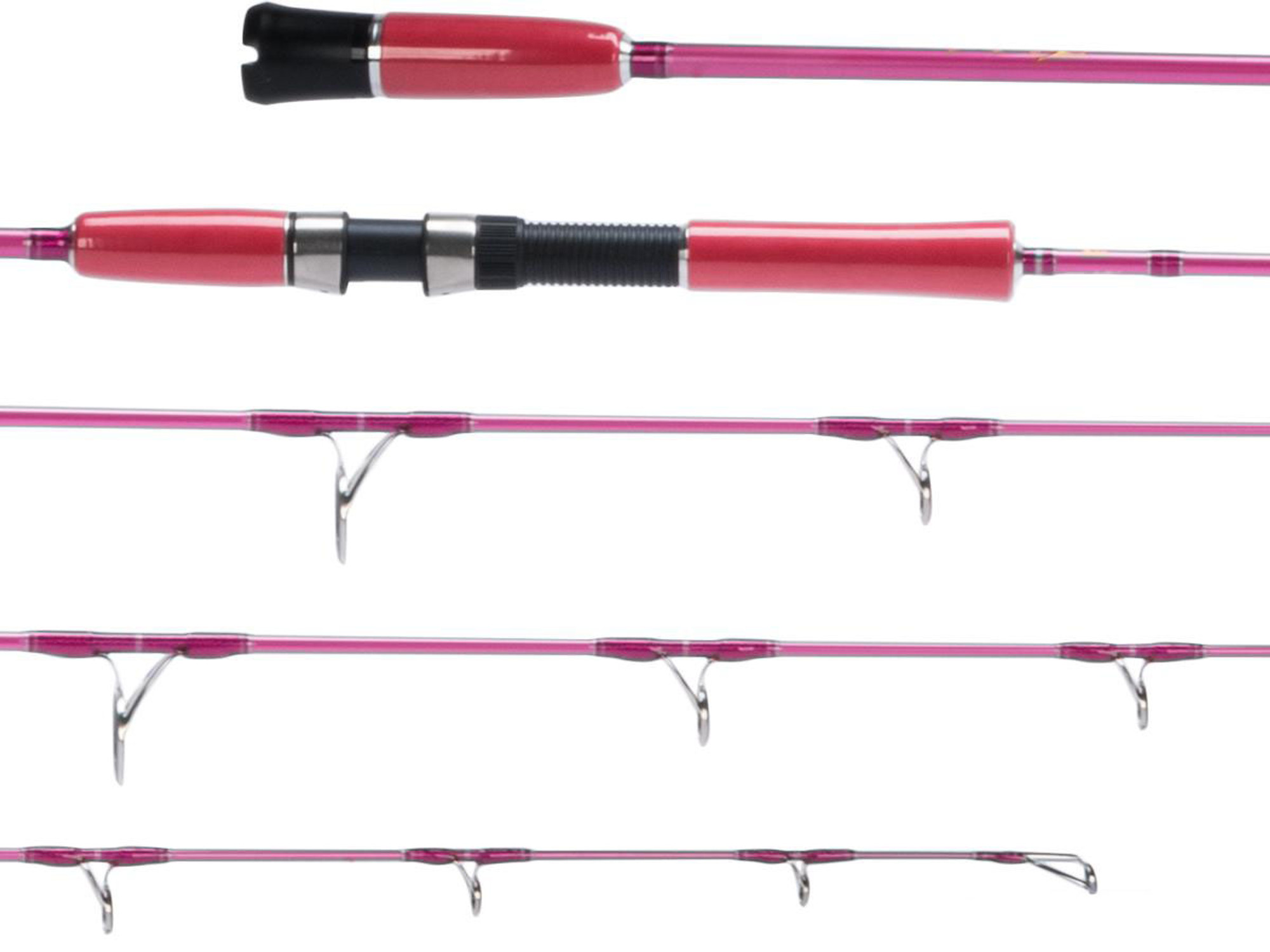 Weightlifting Hooks Made of Iron w/ Wrist Straps, Pink - Estremo