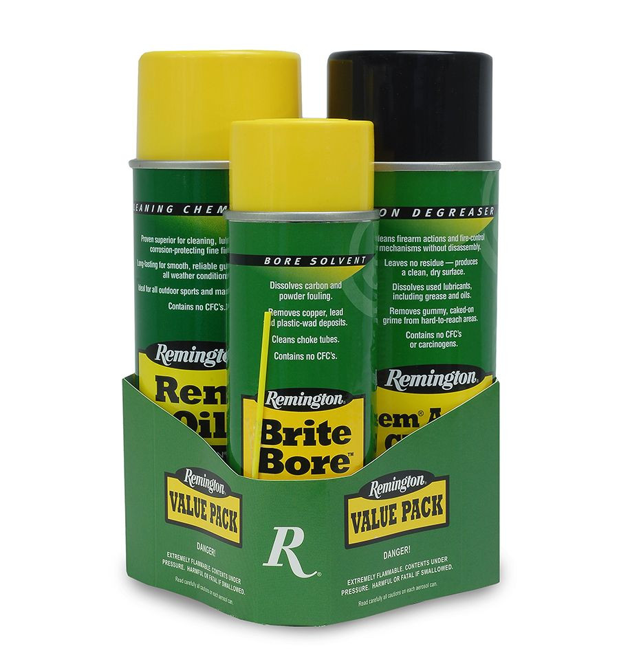 Rem Oil, Brite Bore & Rem Action Cleaner 3-Step Value Pack