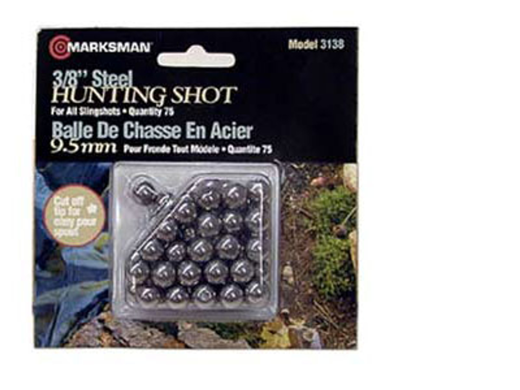 Marksman 3/8" Steel Shot, 75ct