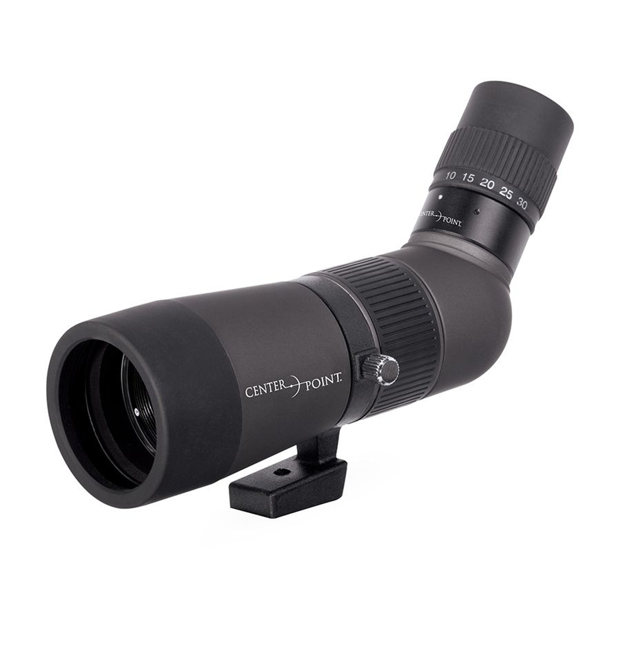 Centerpoint 10-20x50mm Spotting Scope - 45° eyepiece, w/Tabletop Tri-pod & Carry Case