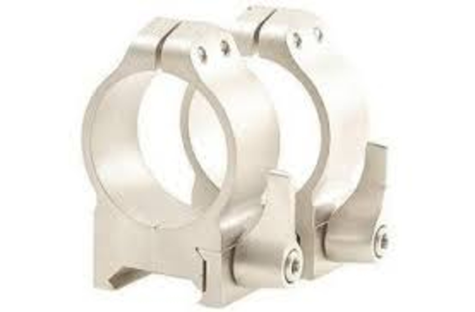 Warne 30mm QD Silver Med .375" Rings