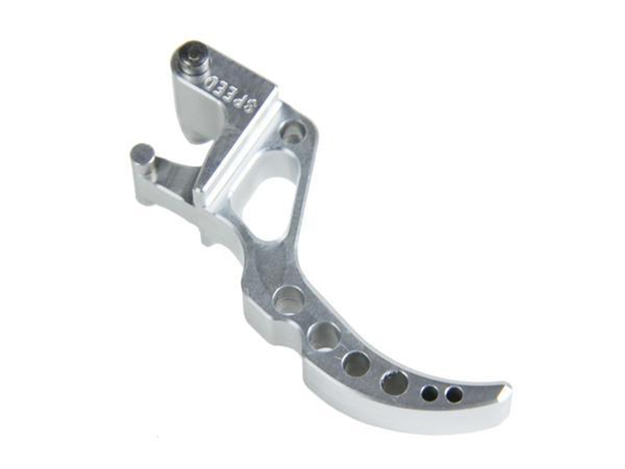Speed Airsoft Tunable Silver Trigger Version 3 - Curve