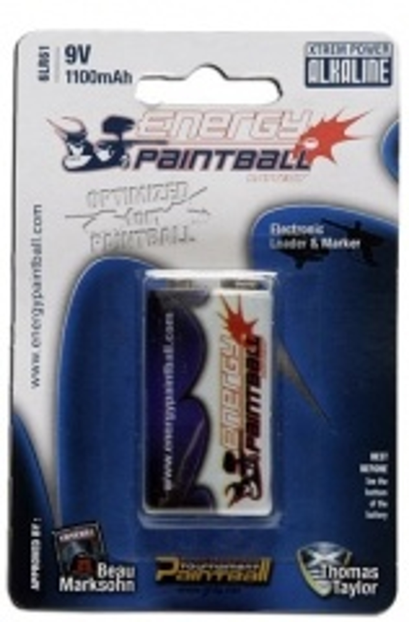 Energy Paintball Batteries Xtrem Power Alkaline 9v
