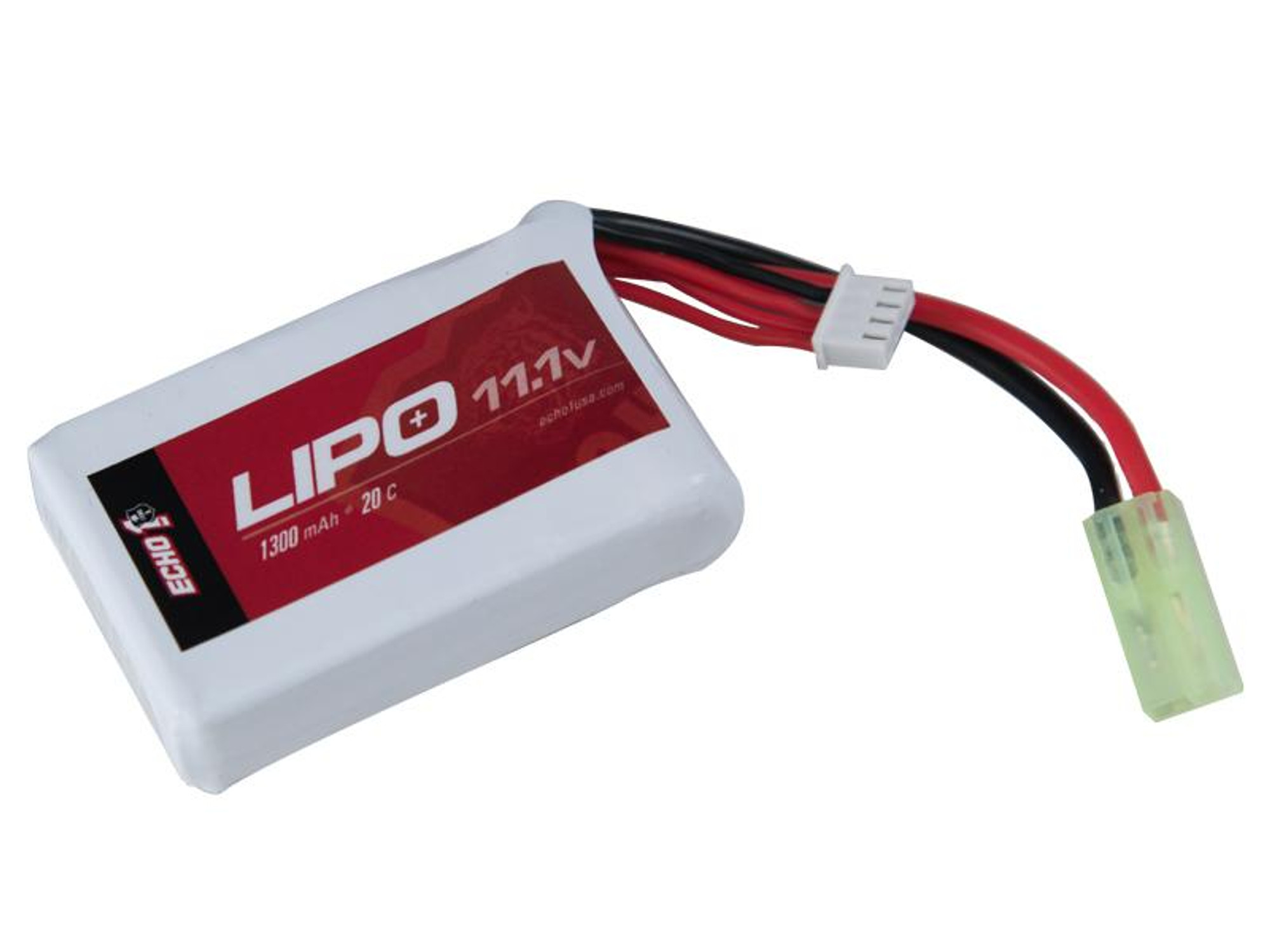 Echo1 Lipo #4: 11.1Volts 1300mAh 20C XCR PEQ/PEQ15 Lipo