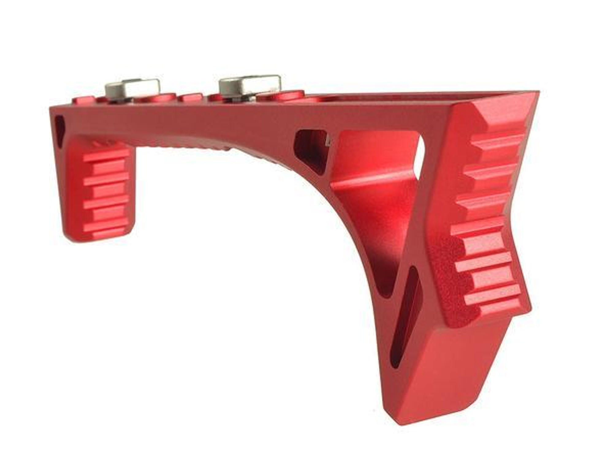 Strike Industries Link Curve Fore Grip Black-KeyMod/MLok Compatible Red