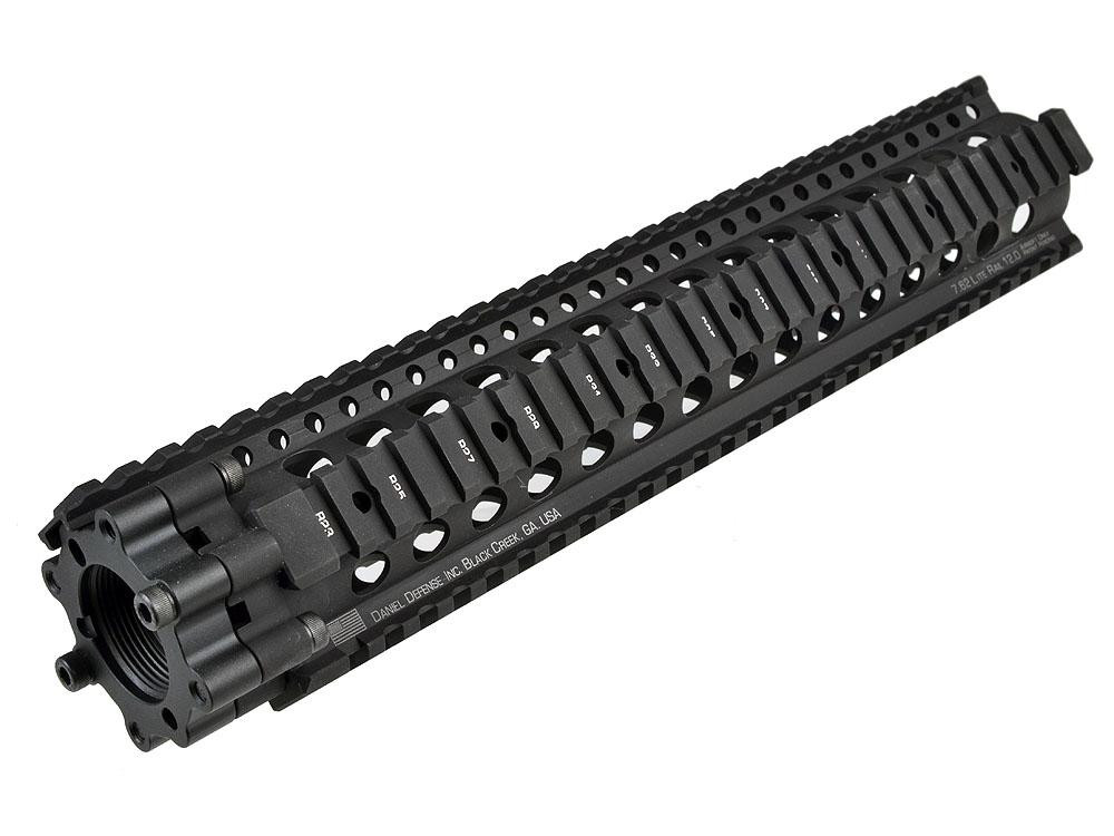Madbull Airsoft Daniel Defense 7.62 Lite Rail in Black