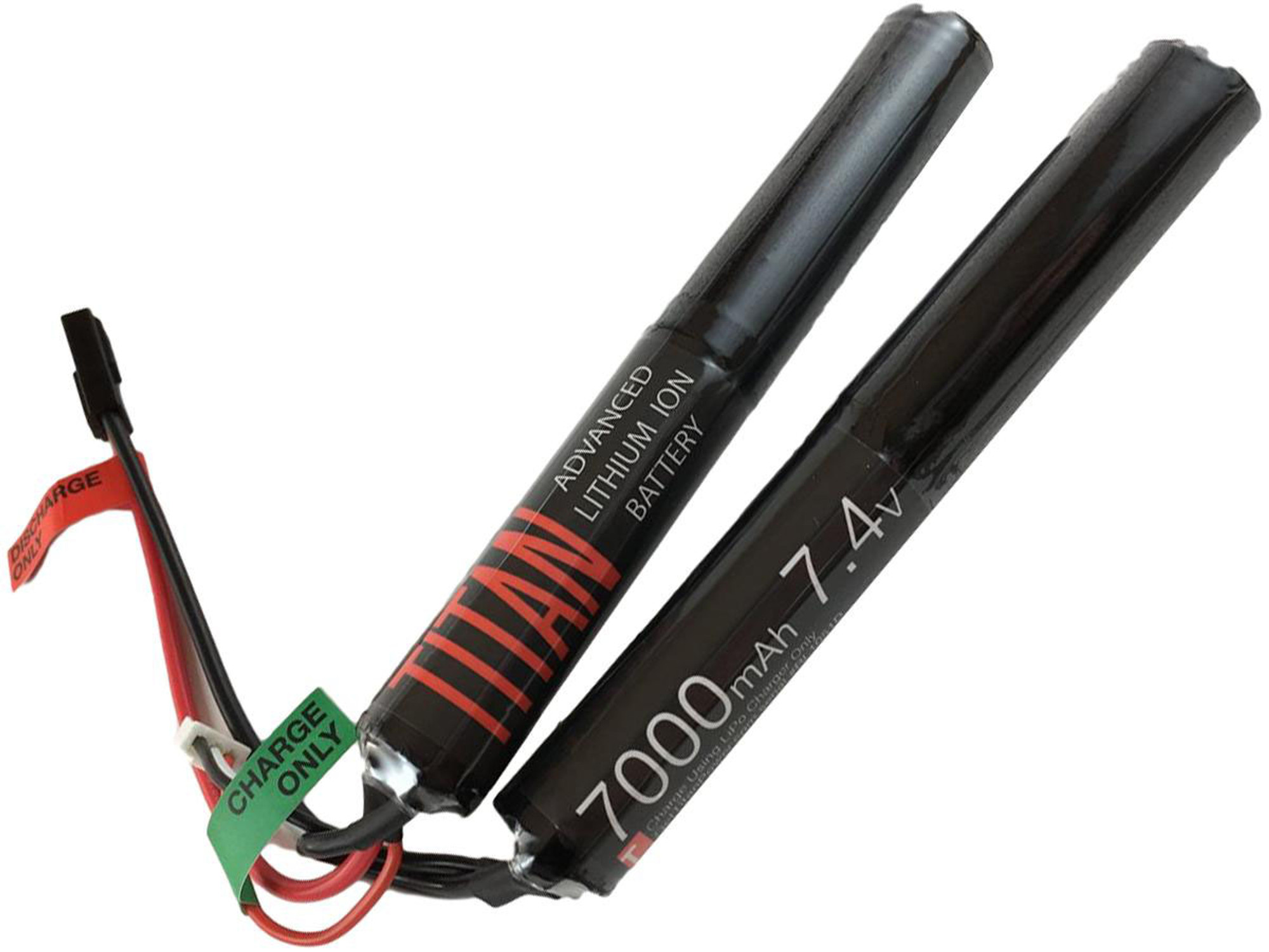 Titan Power 7.4v 7000mAh 10C Nunchuck Type Li-Ion Battery (Connector: Small Tamiya)