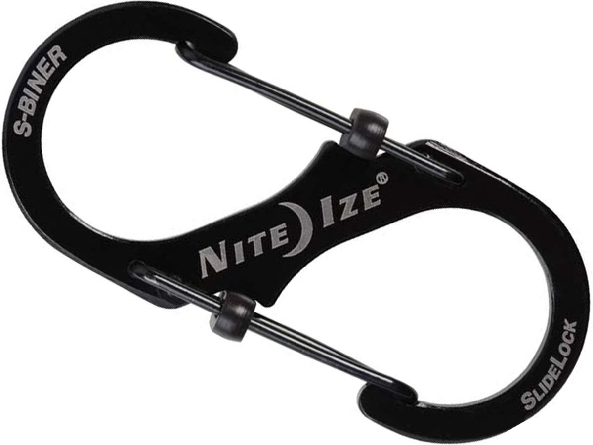 Nite Ize S-Biner SlideLock Stainless Steel Carabiner (Size: #4 / Black)