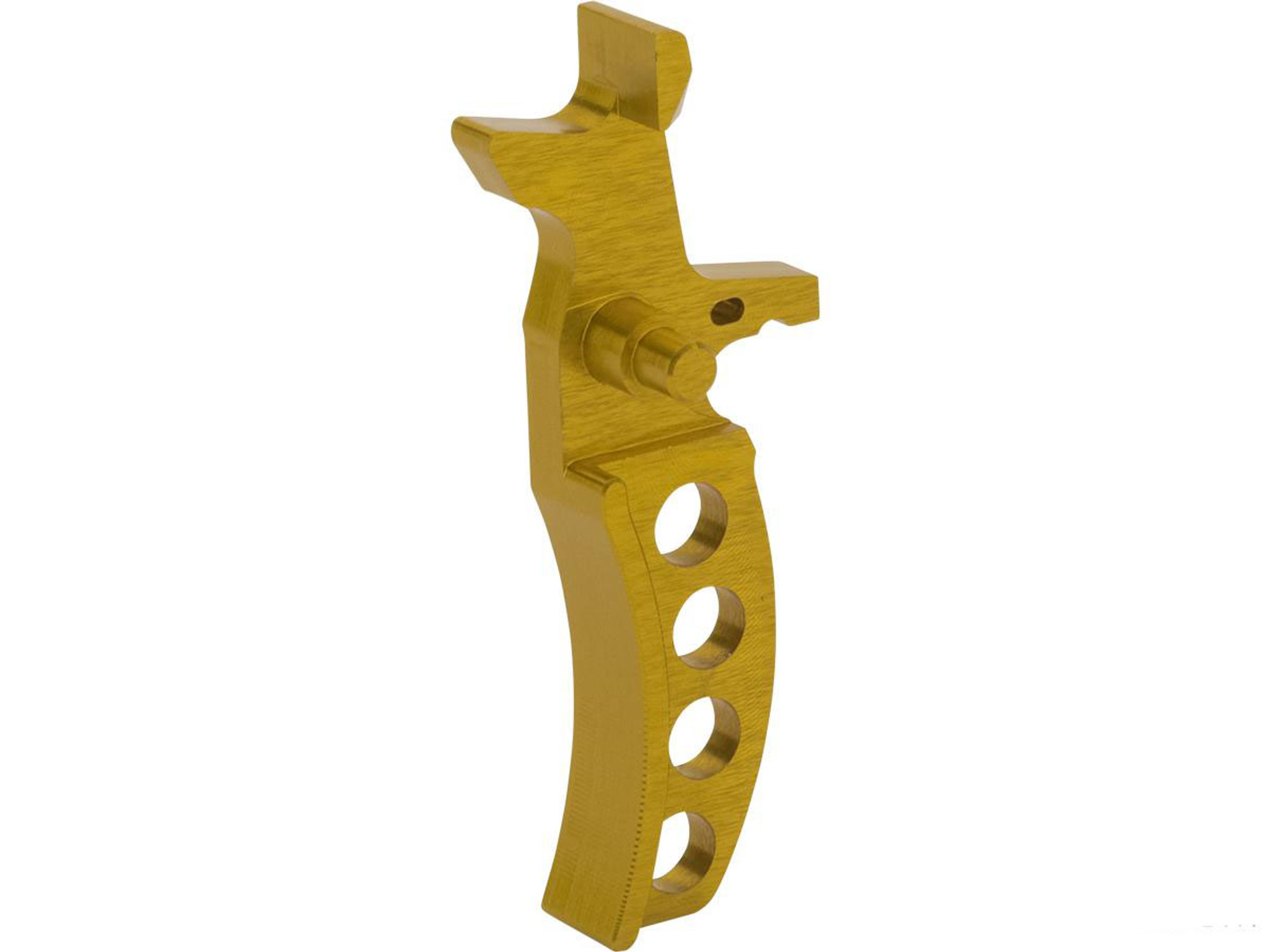 Retro Arms CNC Machined Aluminum Trigger for M4 / M16 Series AEG Rifles (Color: Yellow / Style D)