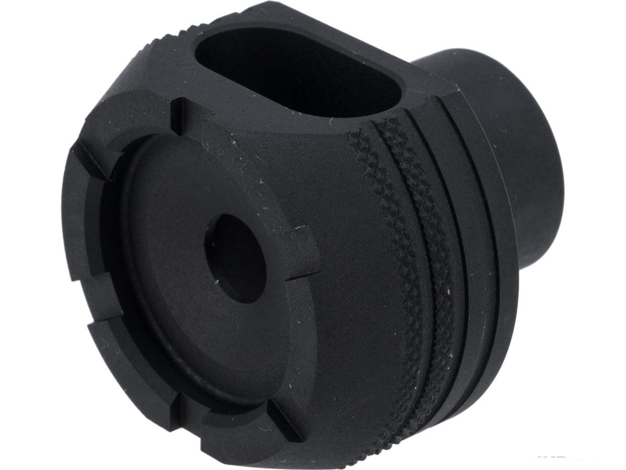 Retro Arms CZ 14mm Positive CNC Muzzle Brake for Airsoft AEGs (Model: Type D)