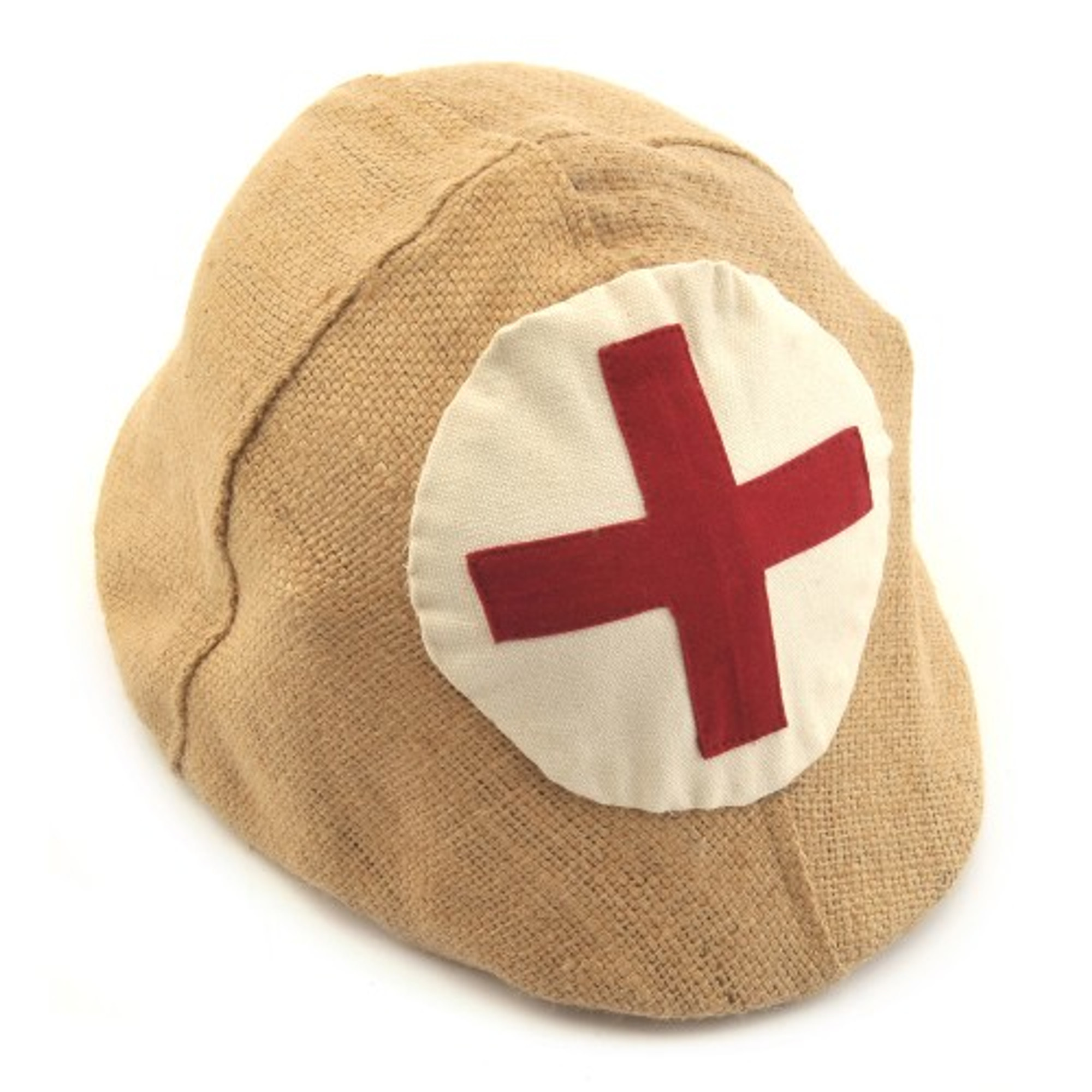 Jute Cover w/Medic Cross for German WW1 M1916 M16 Stahlhelm Helmet