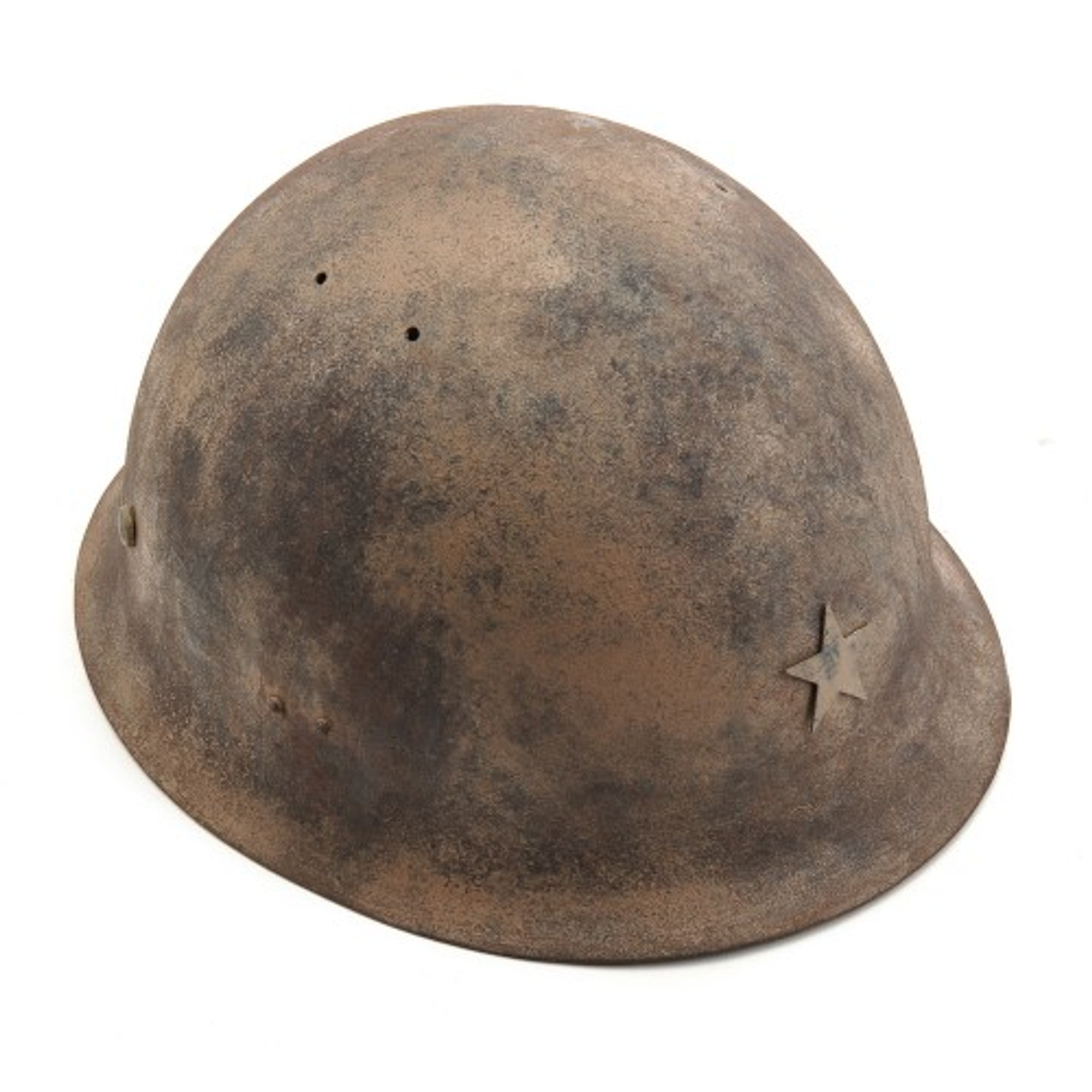 WWII Japanese Army Helmet Hand Aged